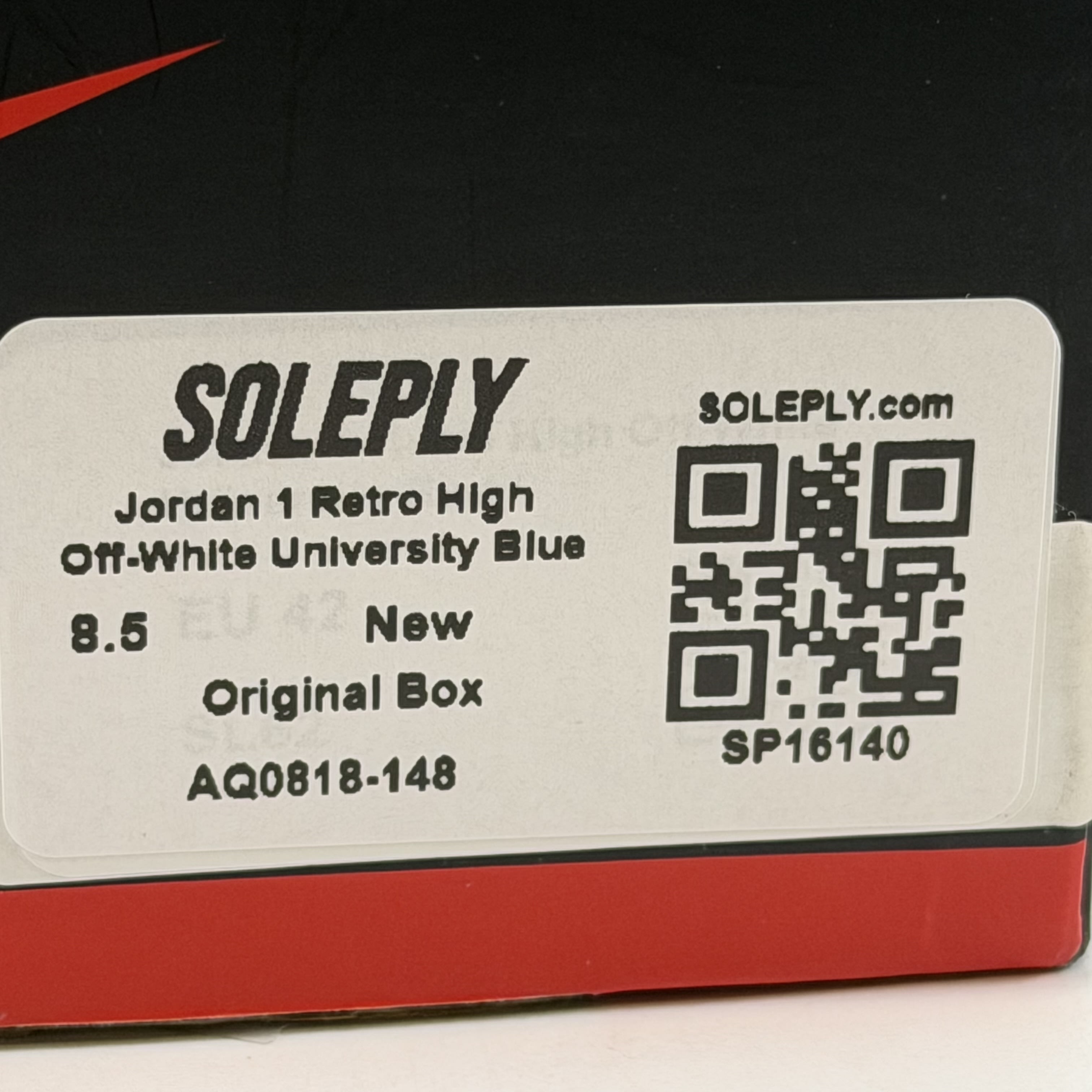 [SP16140] Jordan 1 Retro High Off-White University Blue