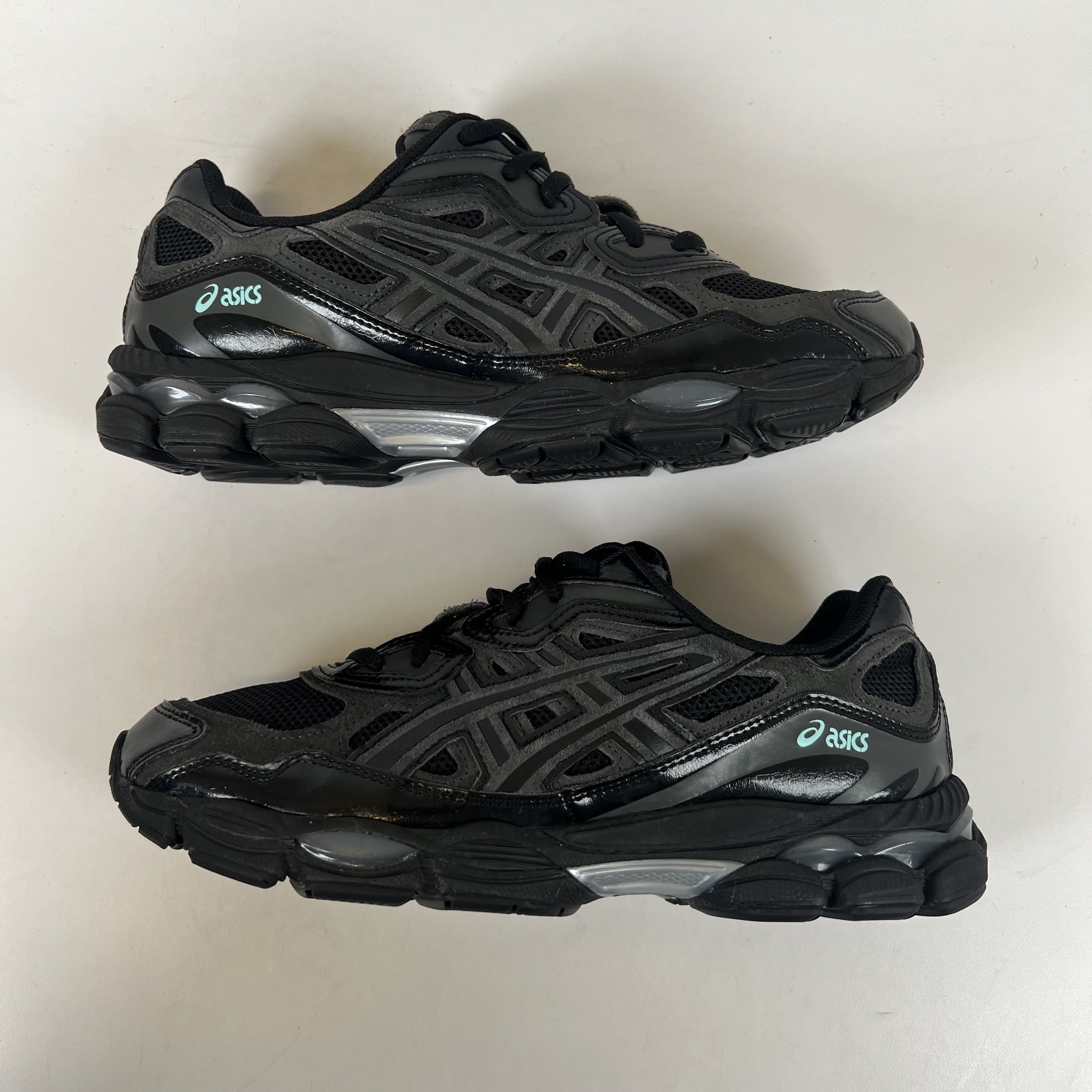 [SP14268] ASICS Gel-NYC Black Graphite Grey Light Blue