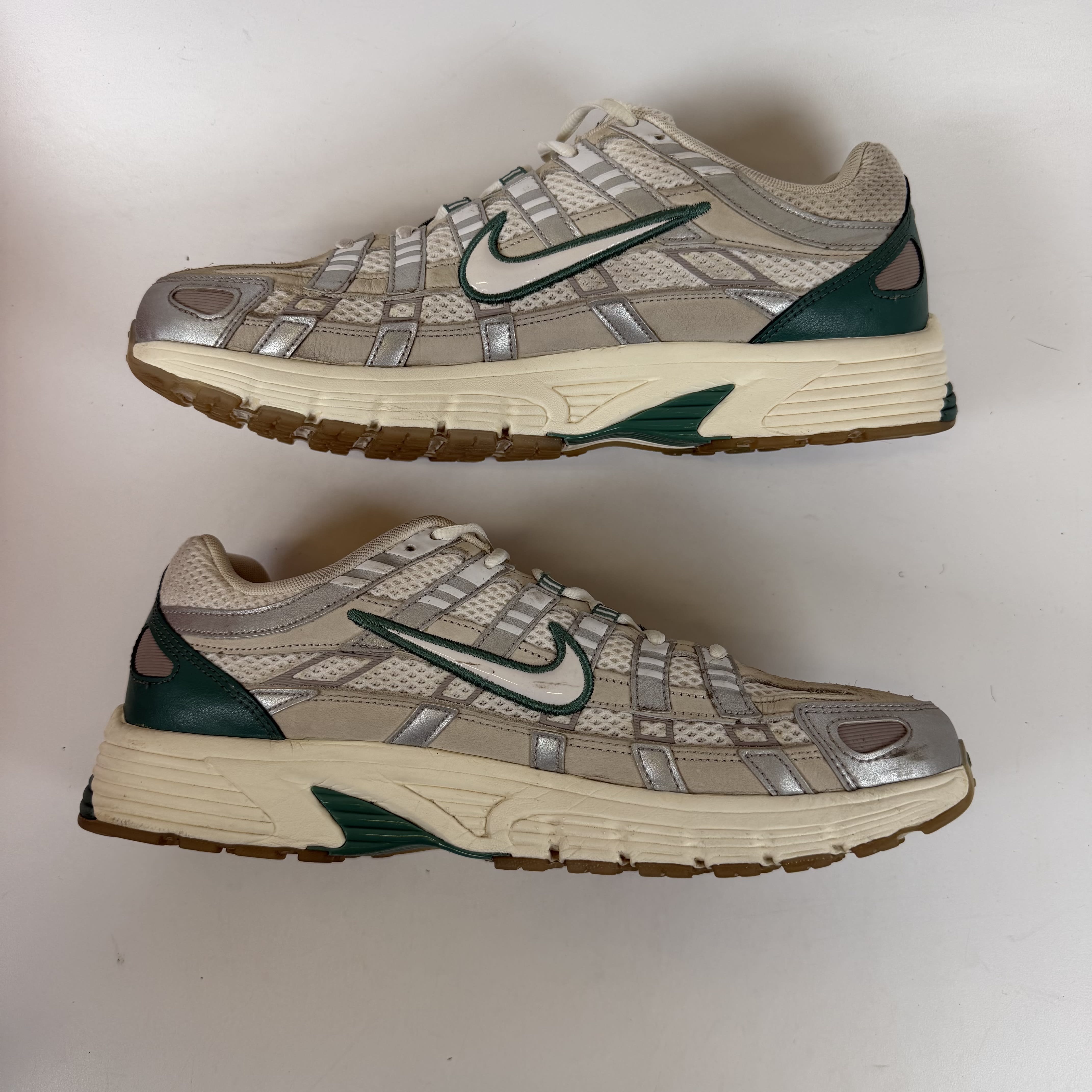 [SP10339] Nike P-6000 Premium Light Bone Bicoastal Green