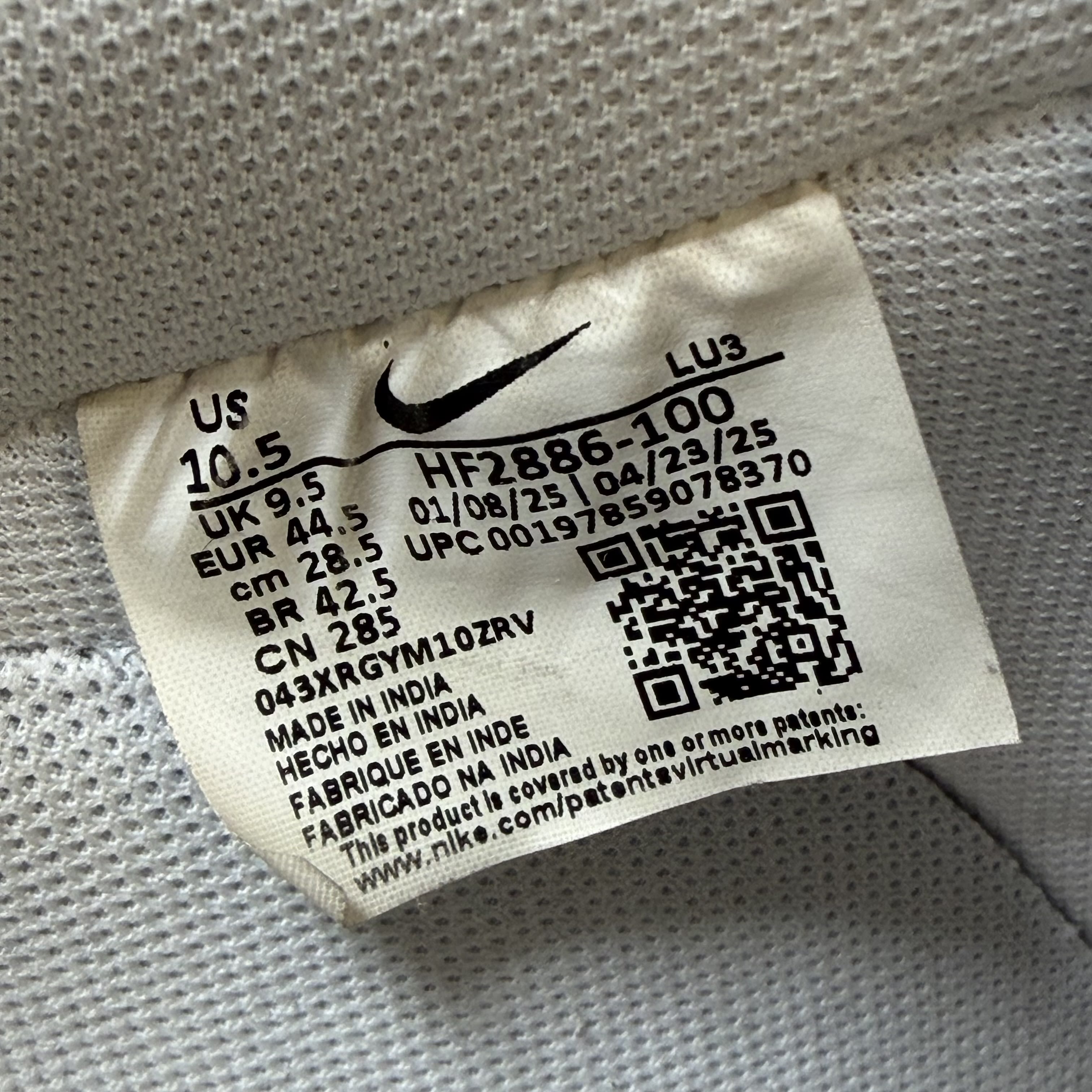 [SP11309] Nike Air Force 1 Low '07 LV8 White Carbon Fiber