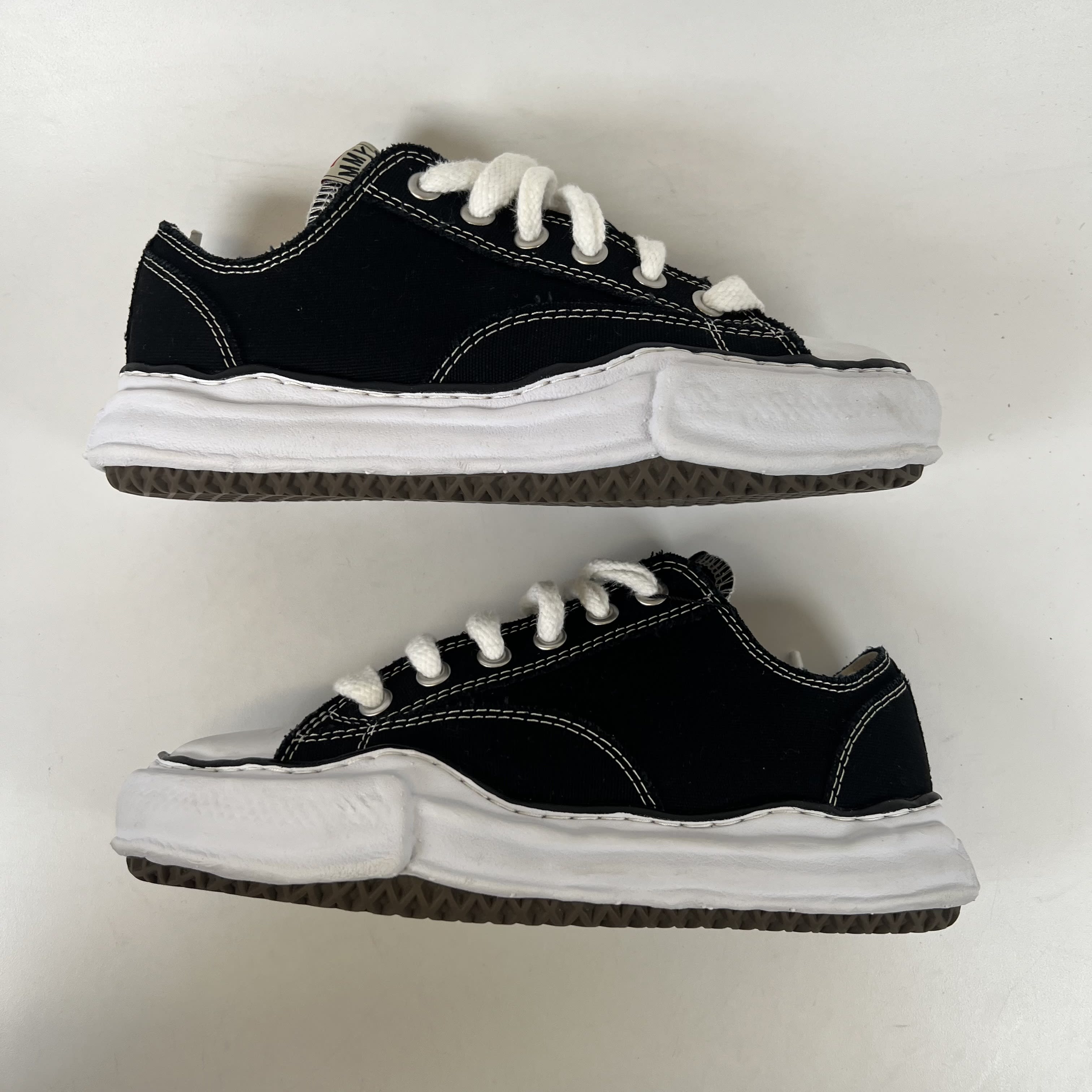 [SP14930] Maison Mihara Yasuhiro Peterson OG Sole Canvas Low Black