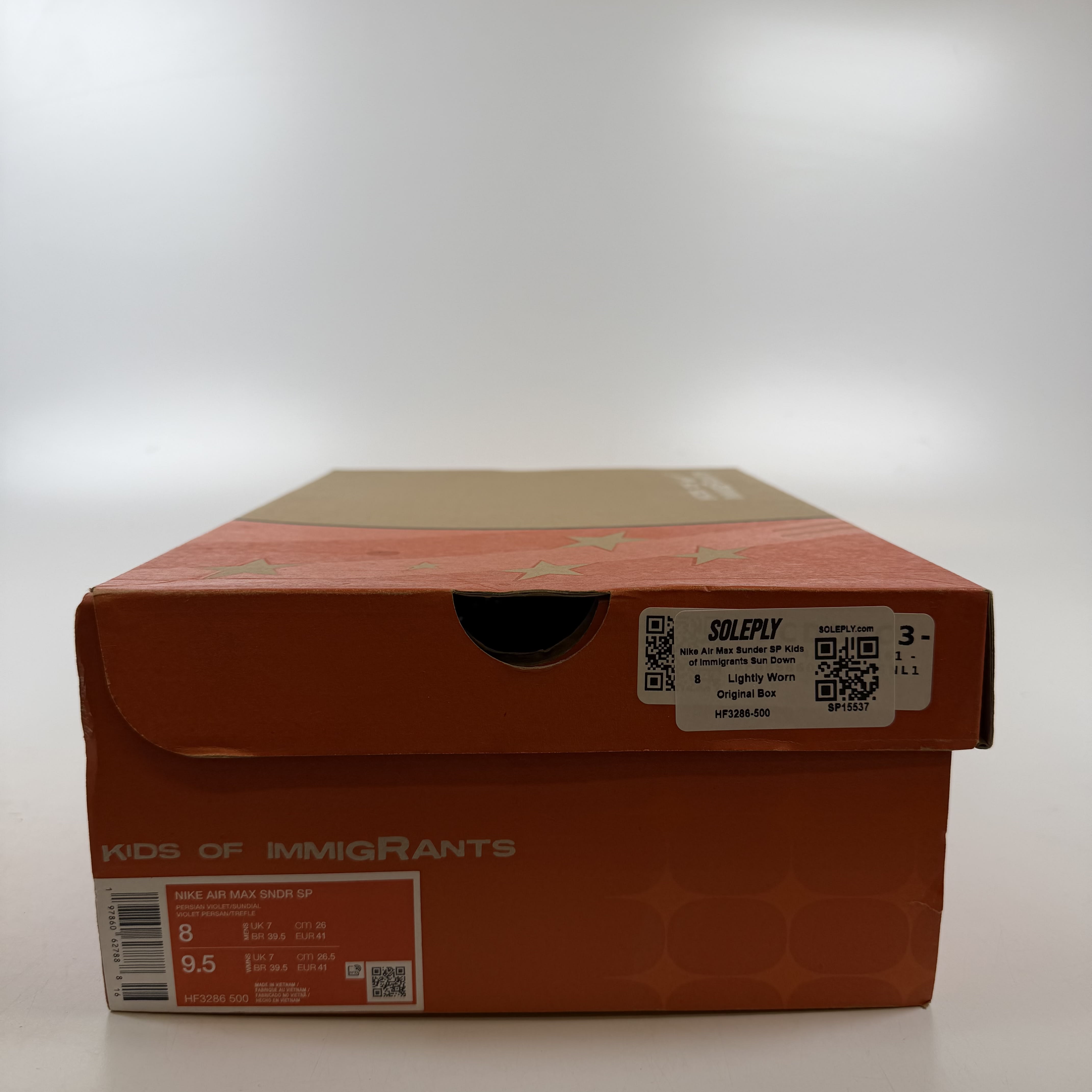 [SP15537] Nike Air Max Sunder SP Kids of Immigrants Sun Down