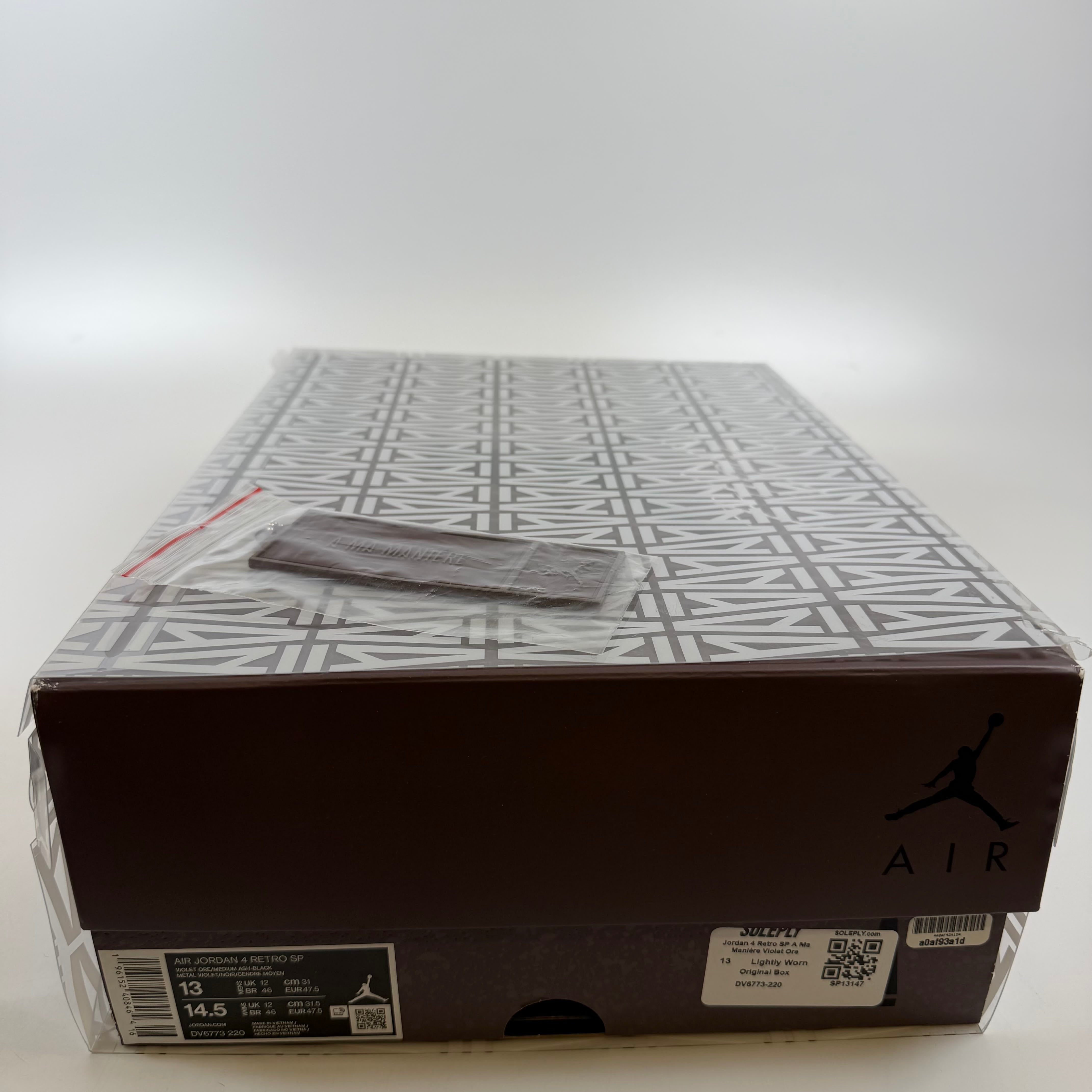 [SP13147] Jordan 4 Retro SP A Ma Maniére Violet Ore