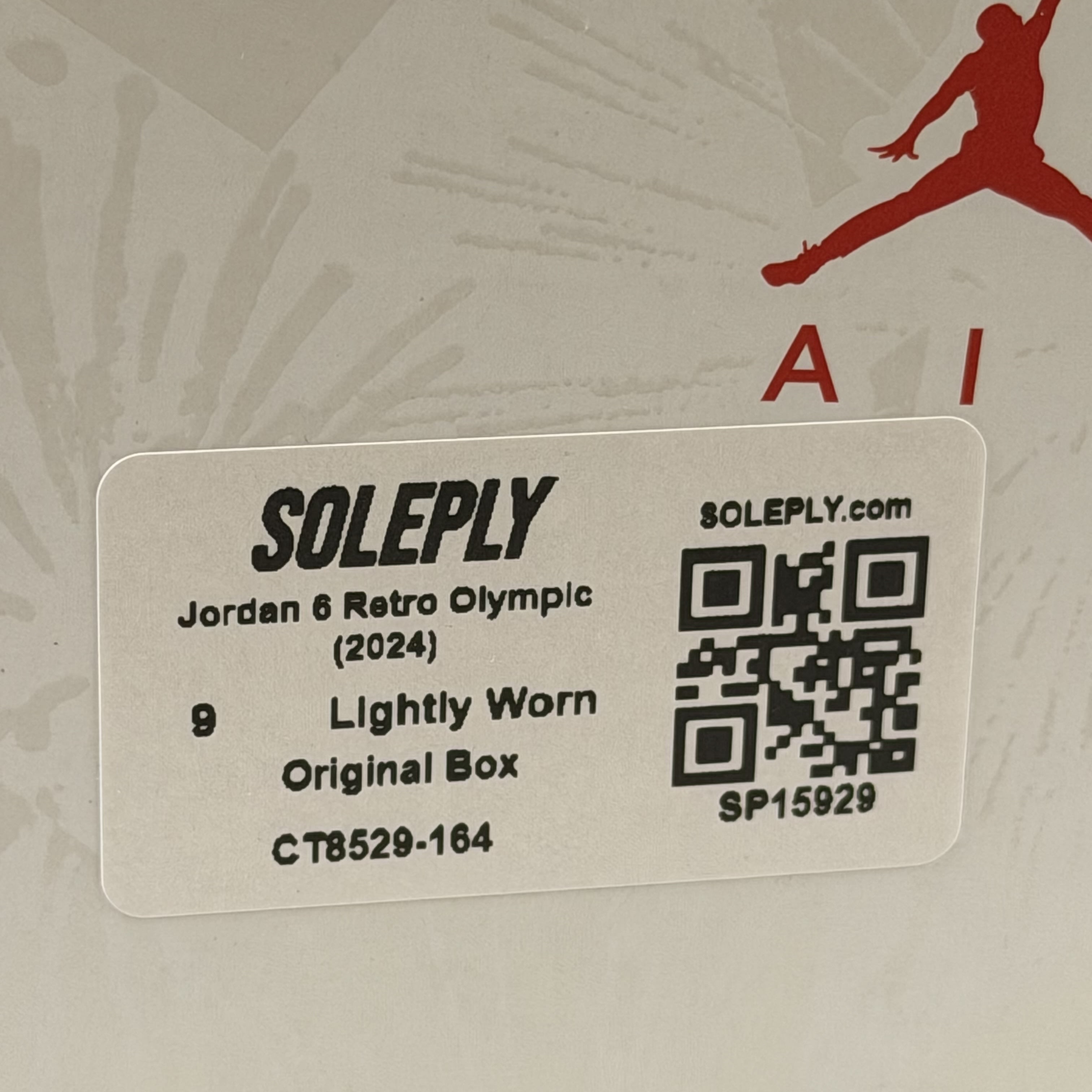 [SP15929] Jordan 6 Retro Olympic (2024)