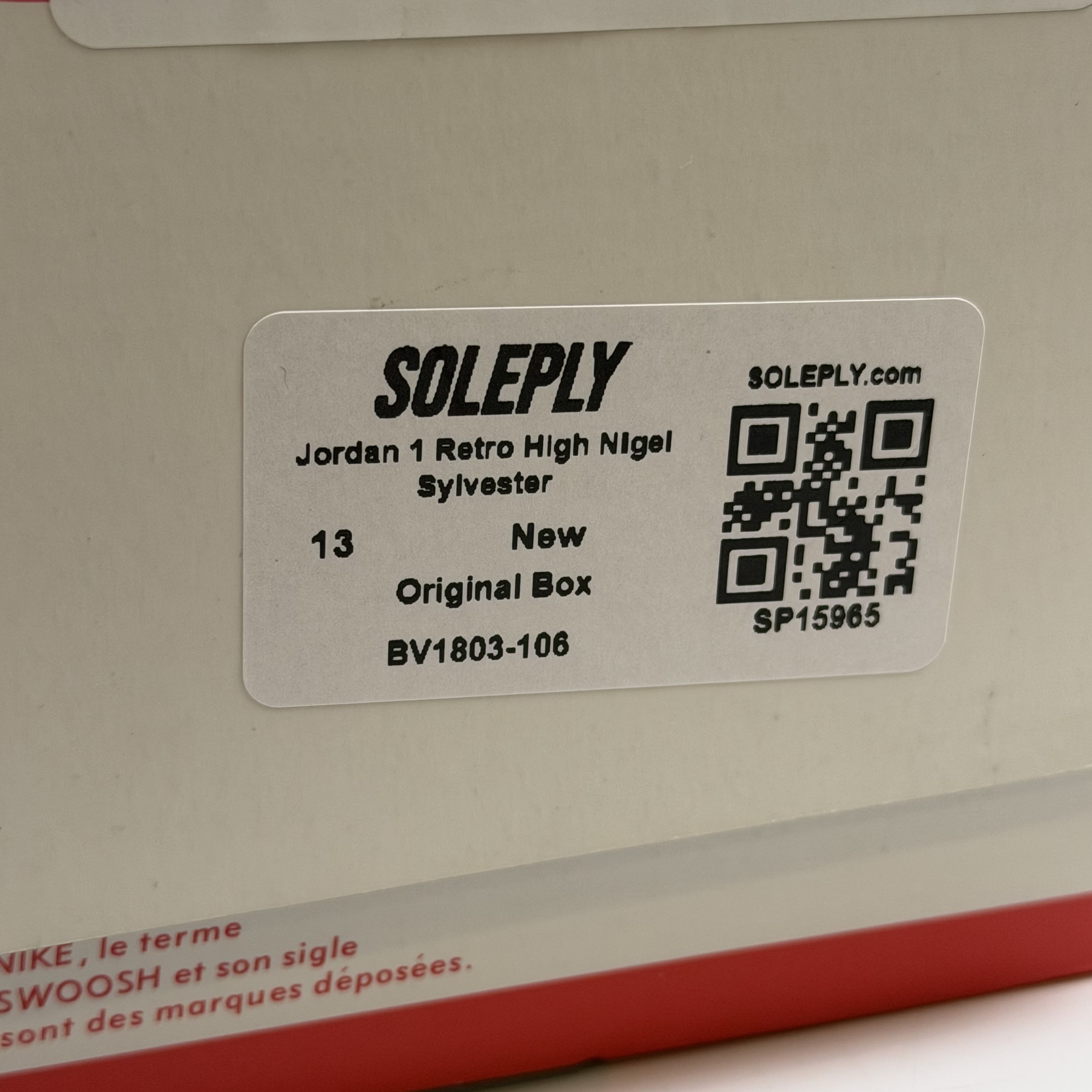 [SP15965] Jordan 1 High Nigel Sylvester