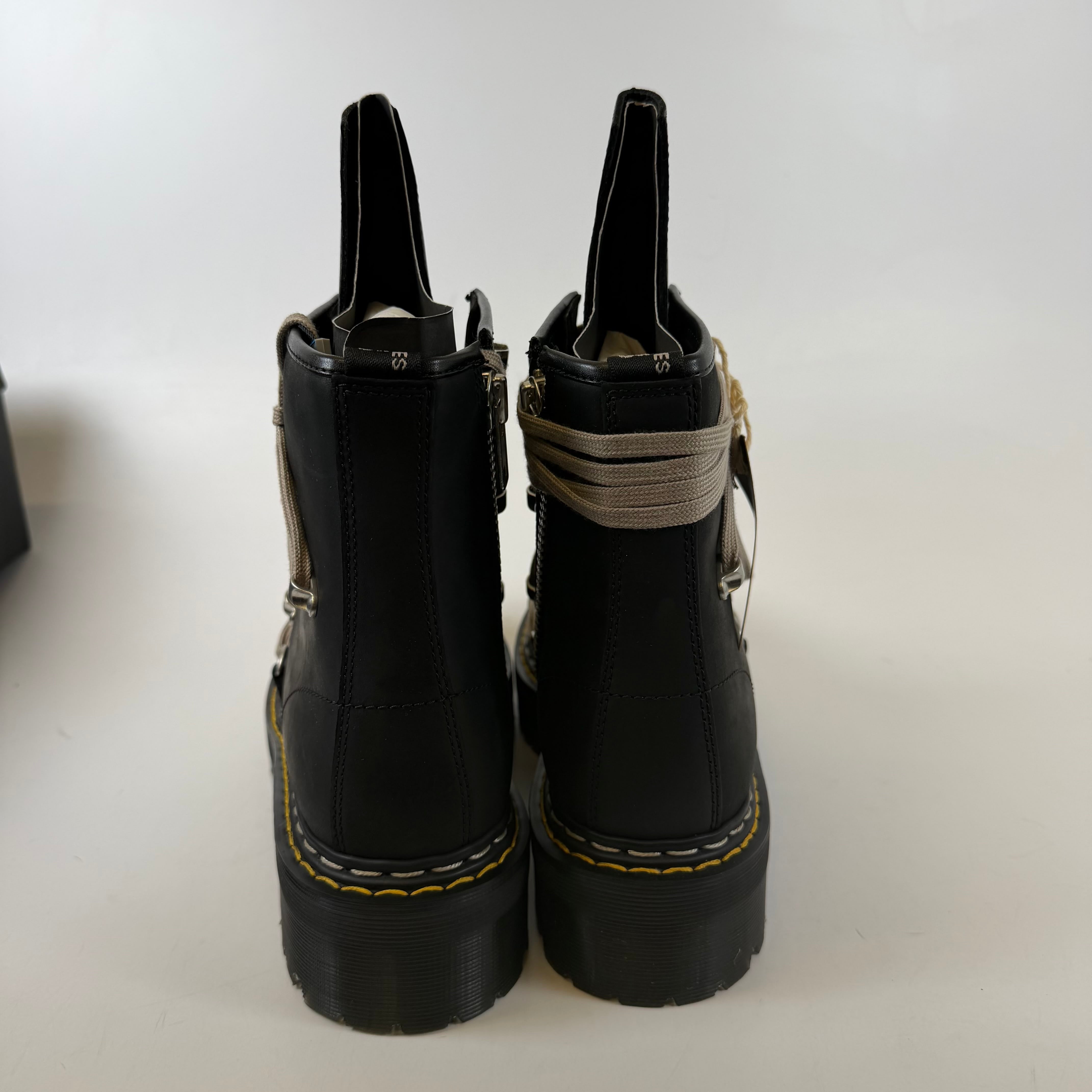 [SP12852] Dr. Martens 1460 DRKSHDW Quad Sole Mega Lace Boot Rick Owens Black