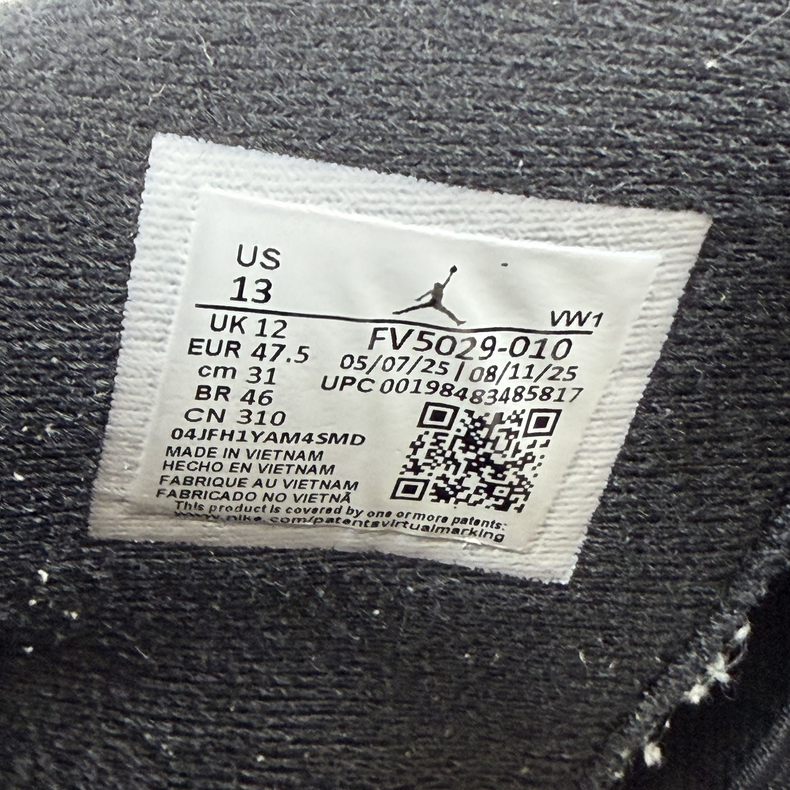 [SP15463] Jordan 4 Retro Black Cat (2025)