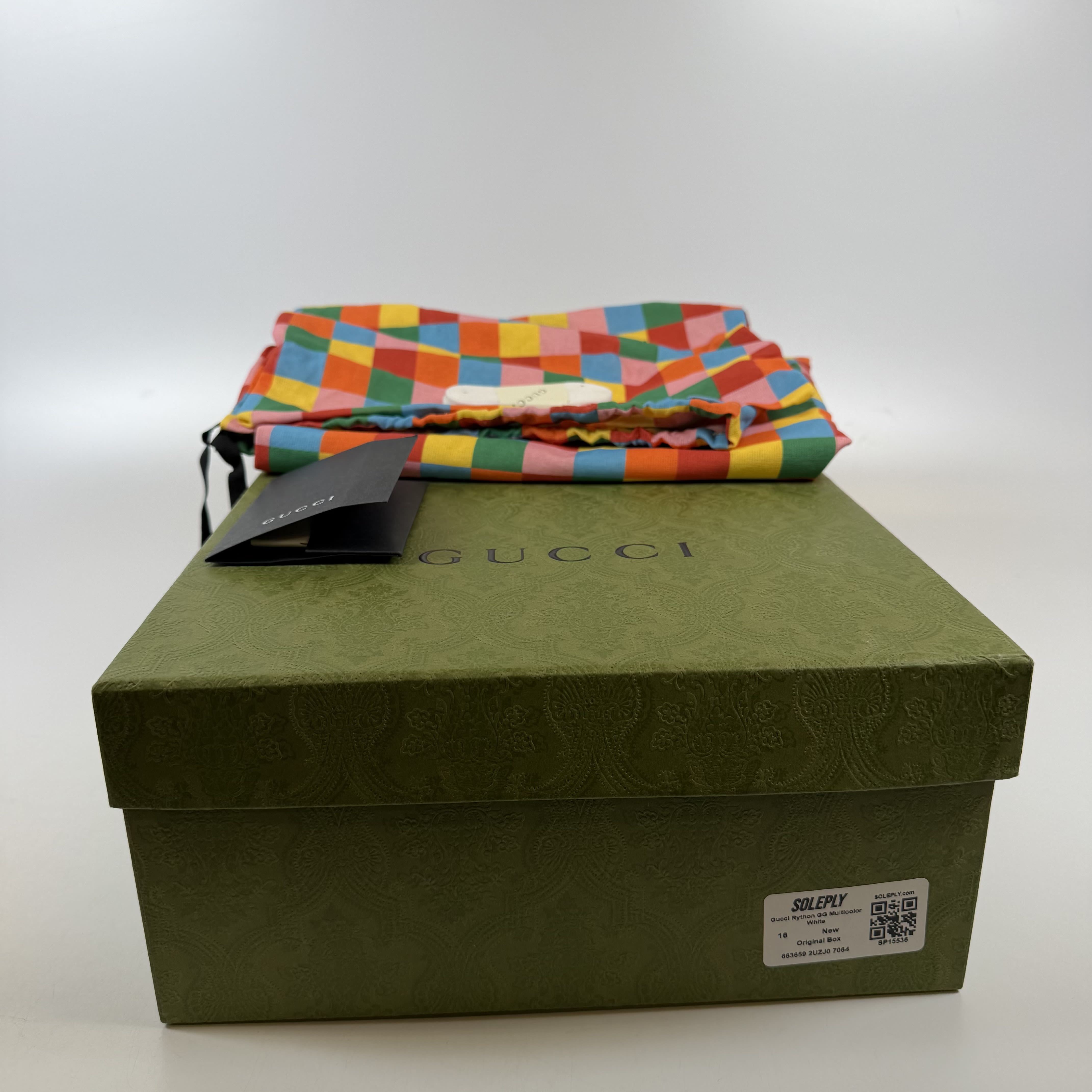[SP15536] Gucci Rython GG Multicolor White