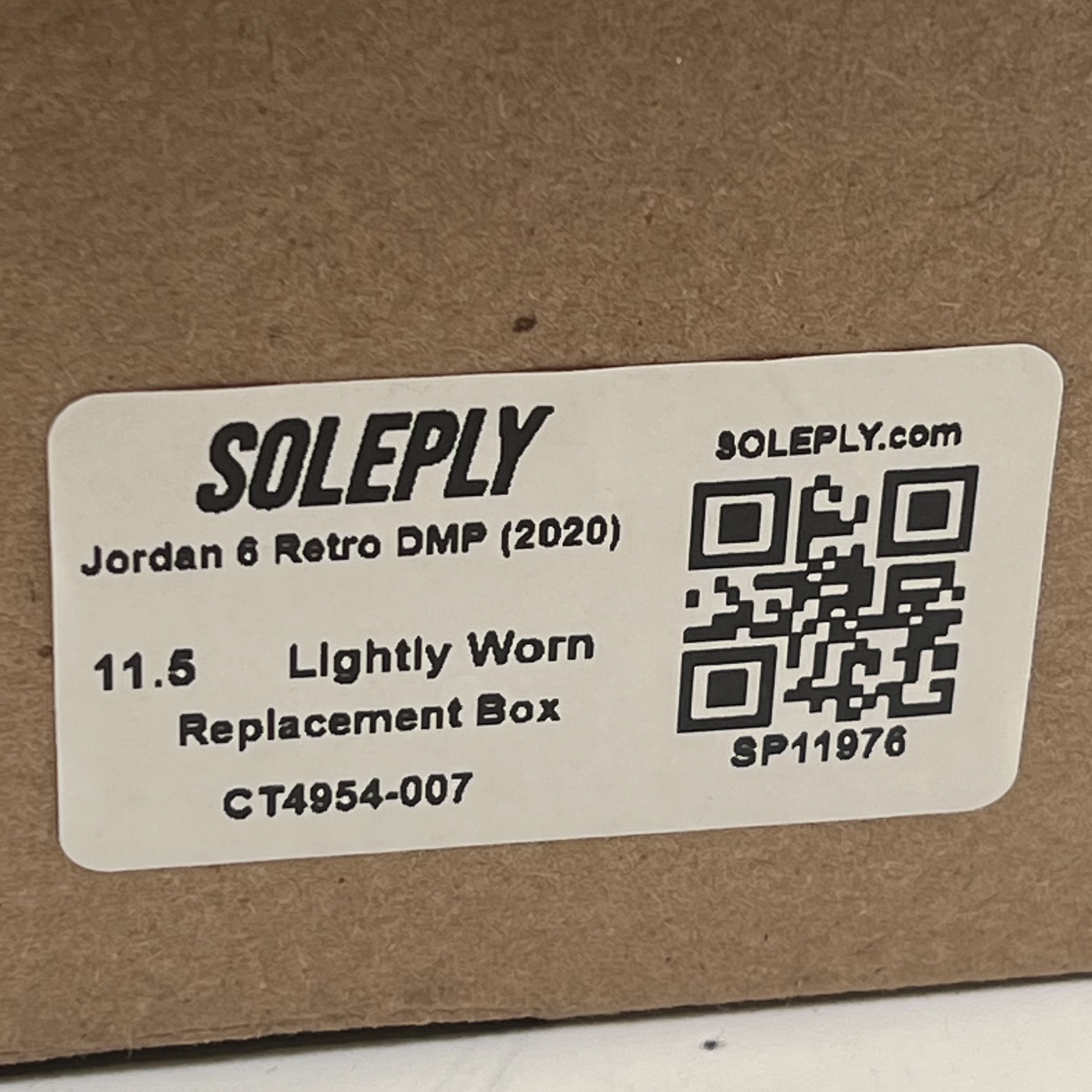 [SP11976] Jordan 6 Retro DMP (2020)
