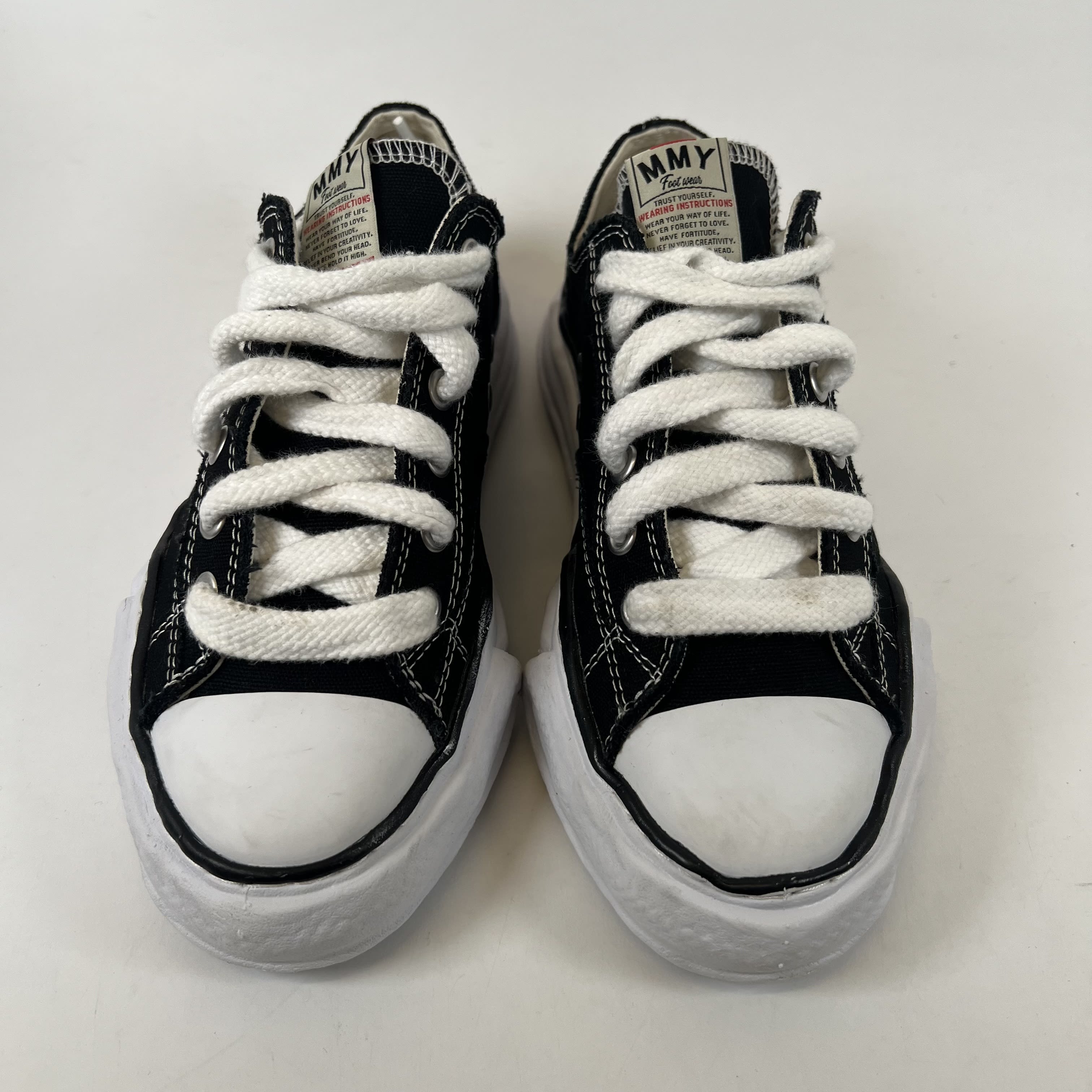 [SP14930] Maison Mihara Yasuhiro Peterson OG Sole Canvas Low Black