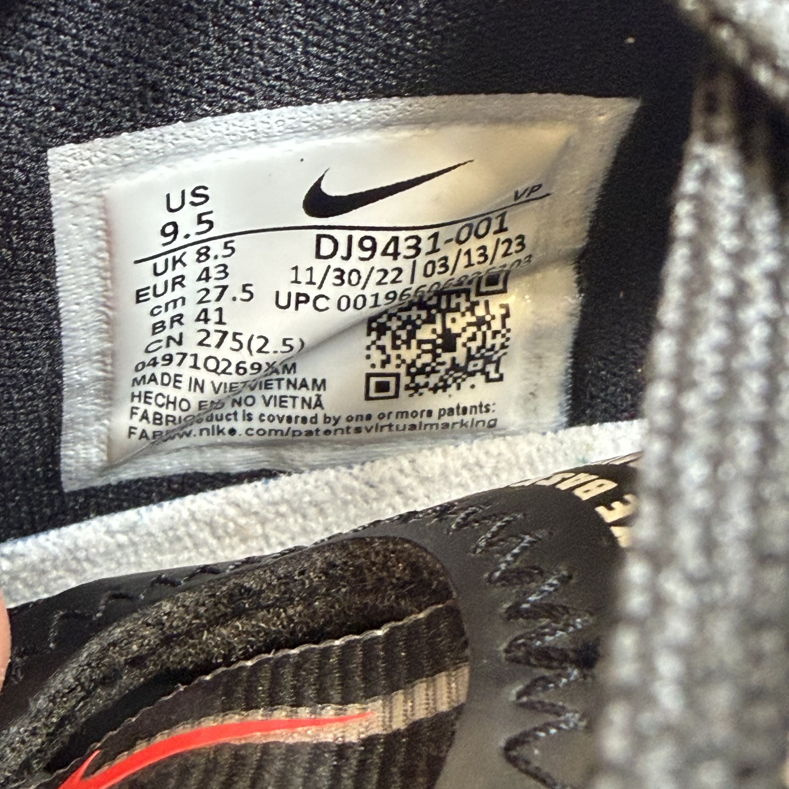 [SP9438] Nike Air Zoom GT Jump 2 Modern 365 (Ice Sole)