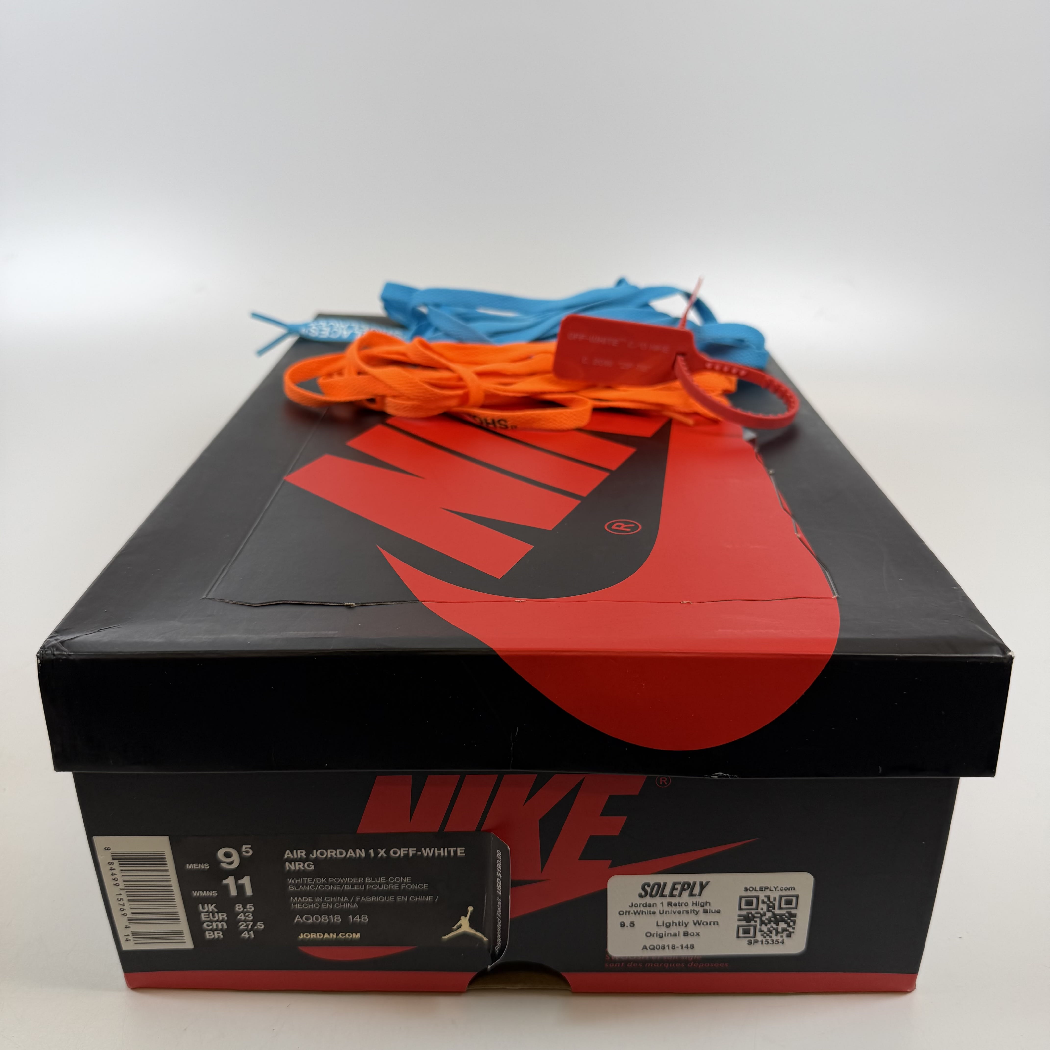 [SP15354] Jordan 1 Retro High Off-White University Blue