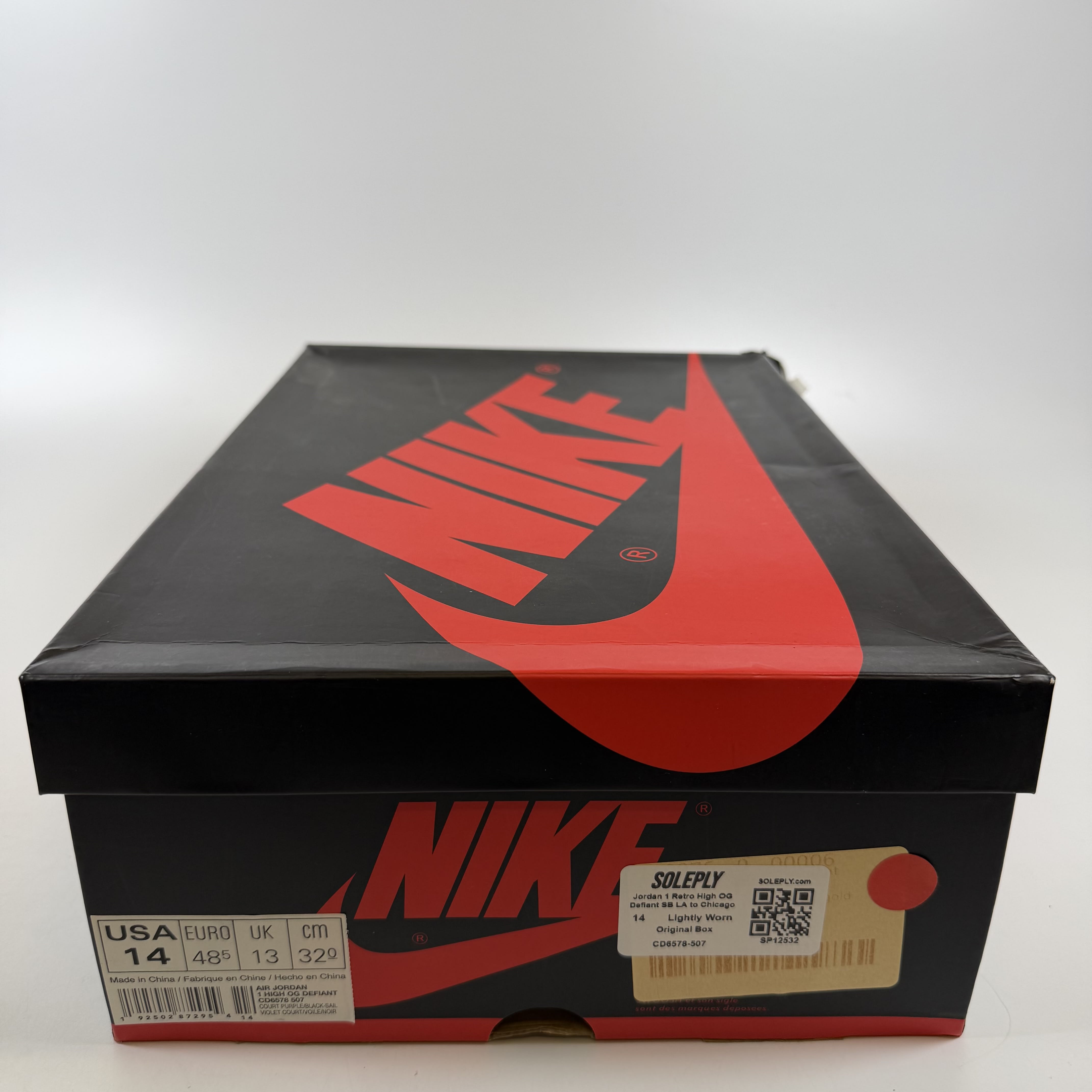 [SP12532] Jordan 1 Retro High OG Defiant SB LA to Chicago