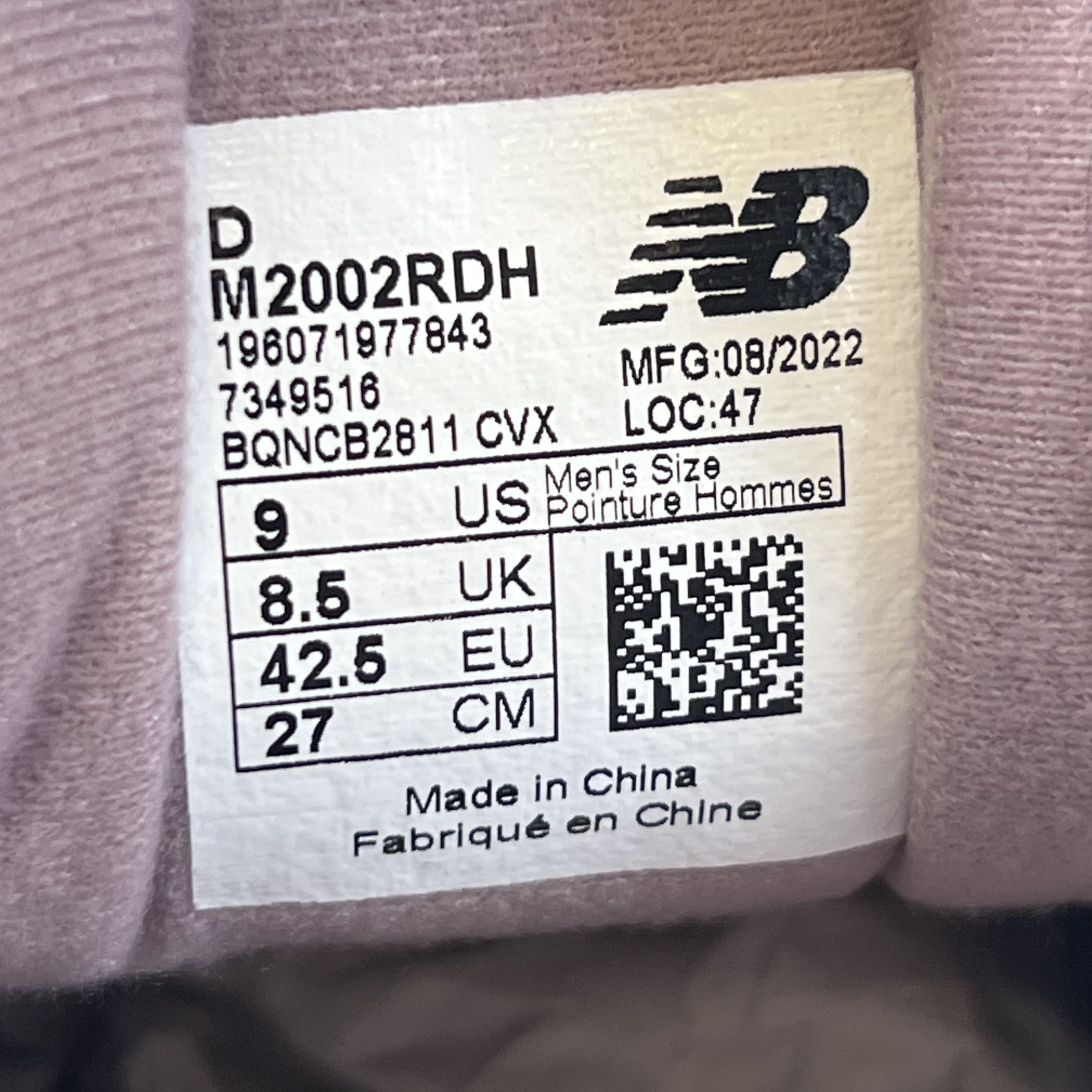 [SP10069] New Balance 2002R Protection Pack Pink