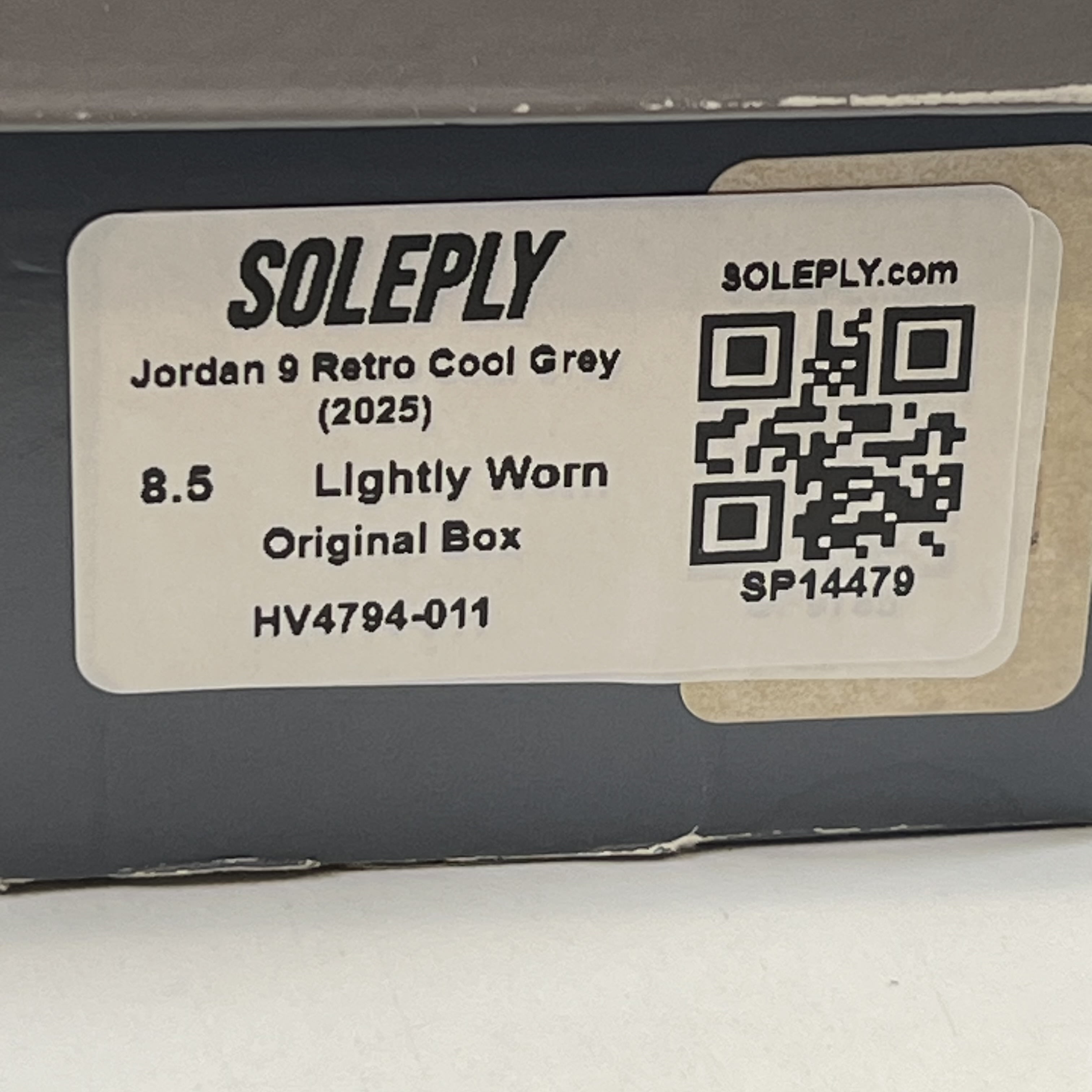[SP14479] Jordan 9 Retro Cool Grey (2025)