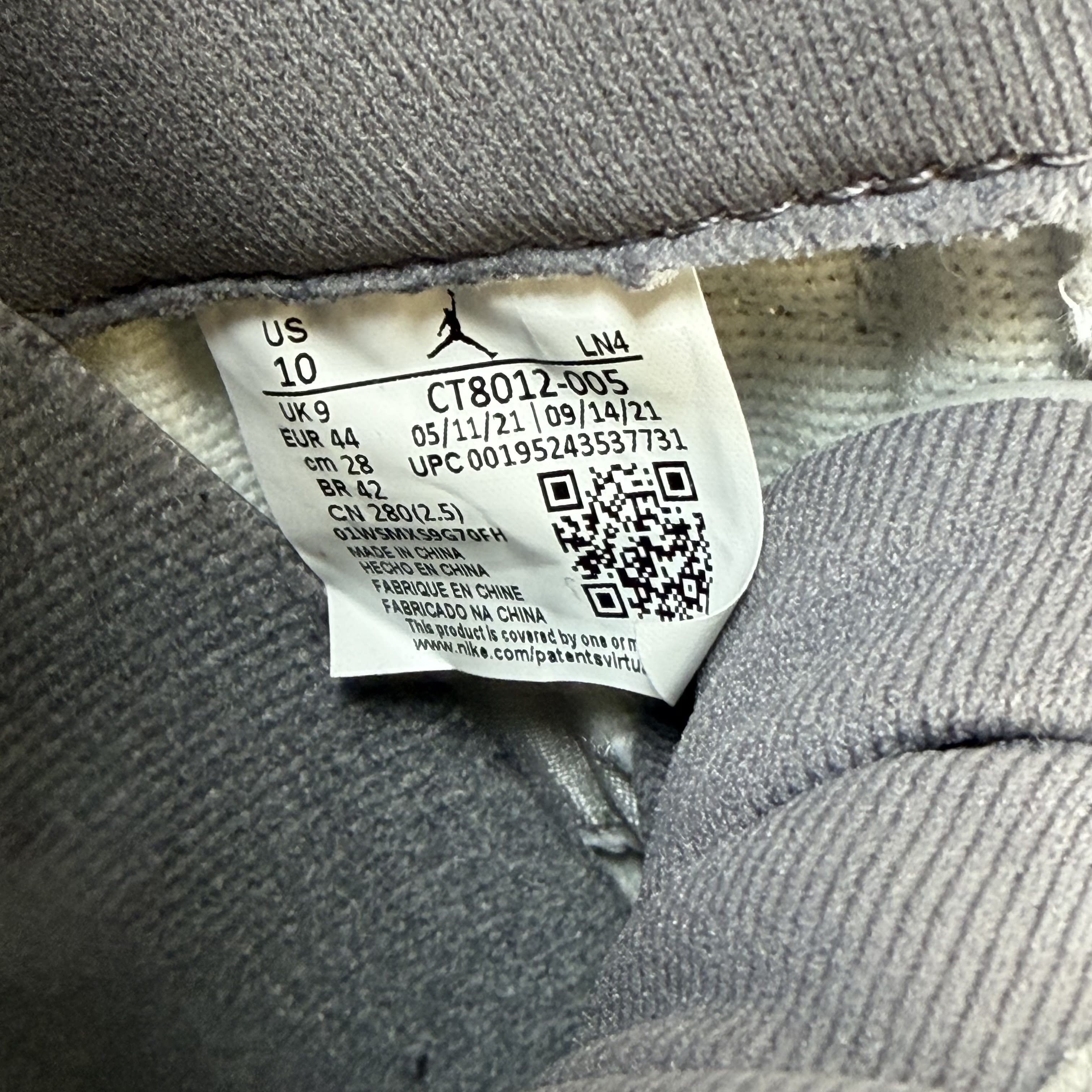 [SP12125] Jordan 11 Retro Cool Grey (2021)