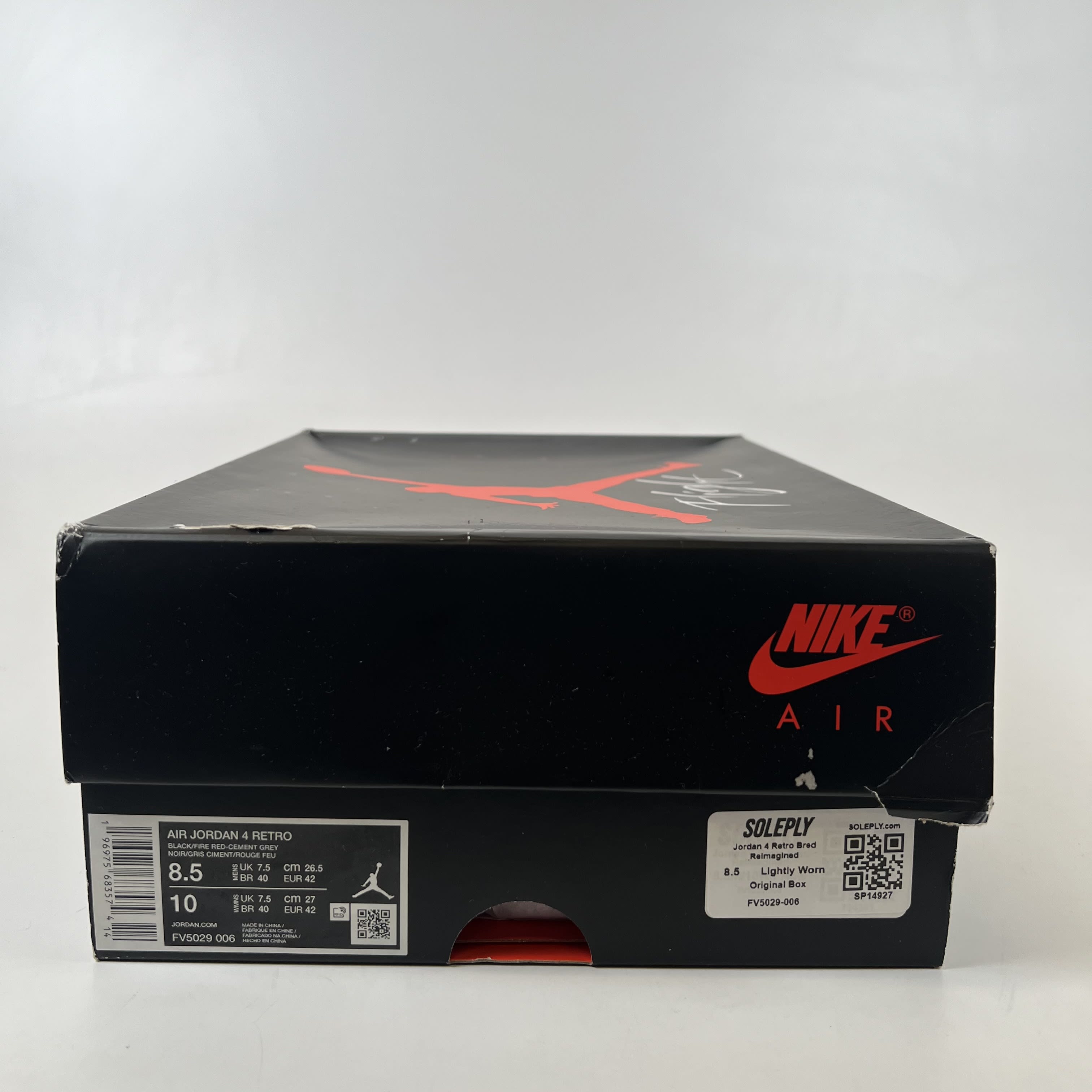 [SP14927] Jordan 4 Retro Bred Reimagined