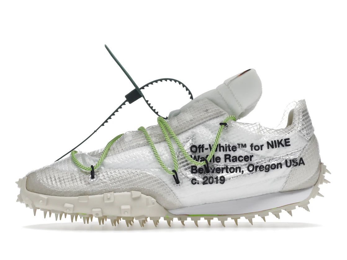 766385 Nike Waffle Racer Off-White White (Women's)