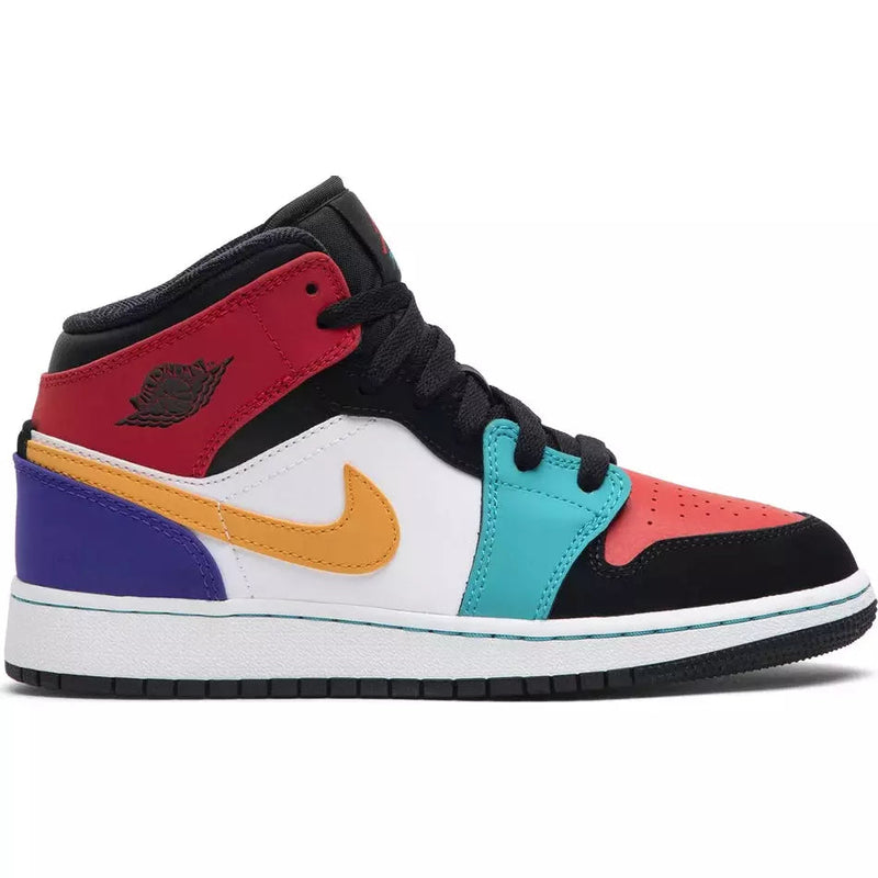 Air Jordan 1 Mid GS 'Multi-Color'