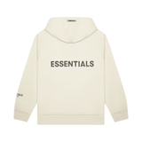 Fear of God Essentials Full Zip Up Hoodie 'Cream'