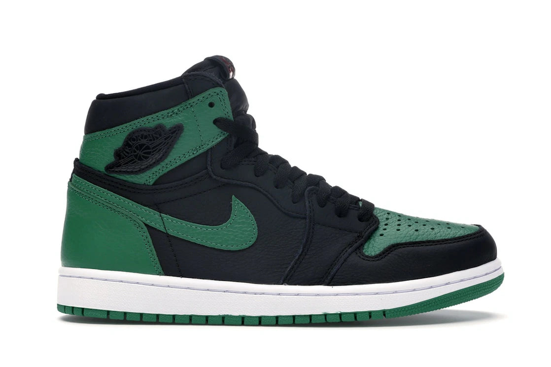 641111 Jordan 1 Retro High Pine Green Black