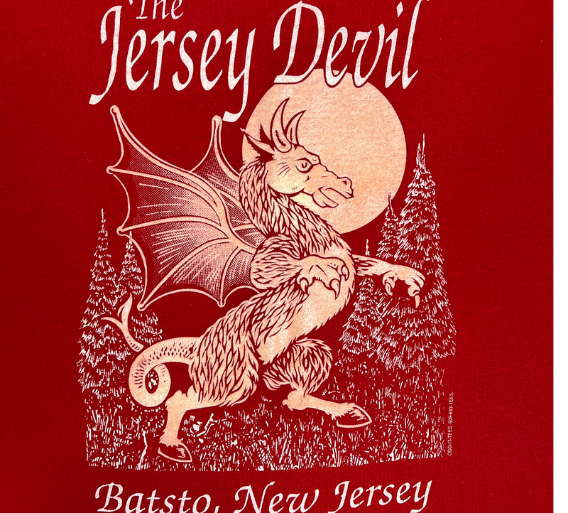 (90s) The Jersey Devil Batsto, New Jersey Myth T-Shirt