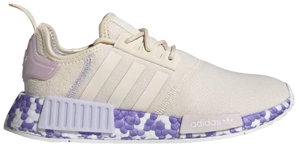 509998 Wmns NMD_R1 'Color Splash - Wonder White Purple Tint'