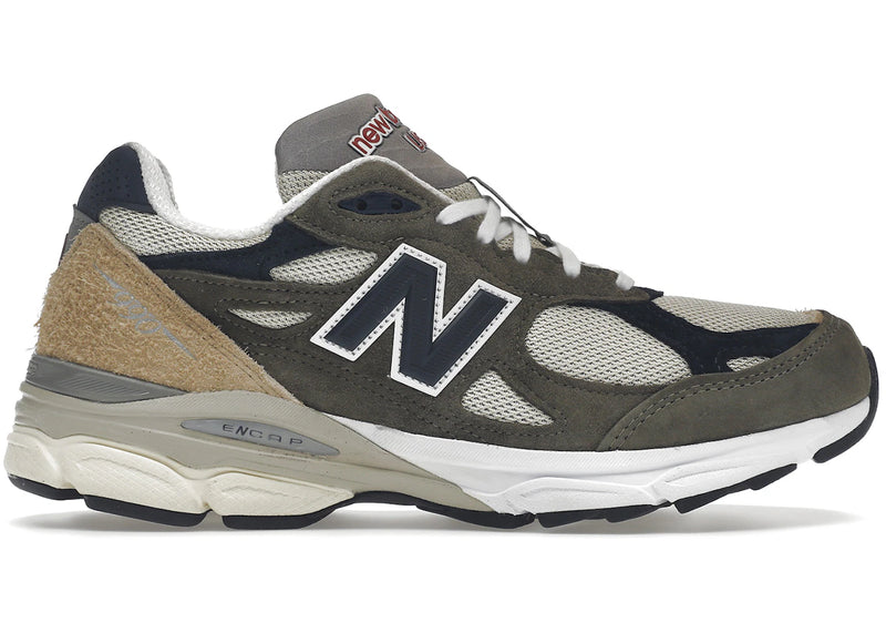 New Balance 990v3 MiUSA Grey Blue Olive