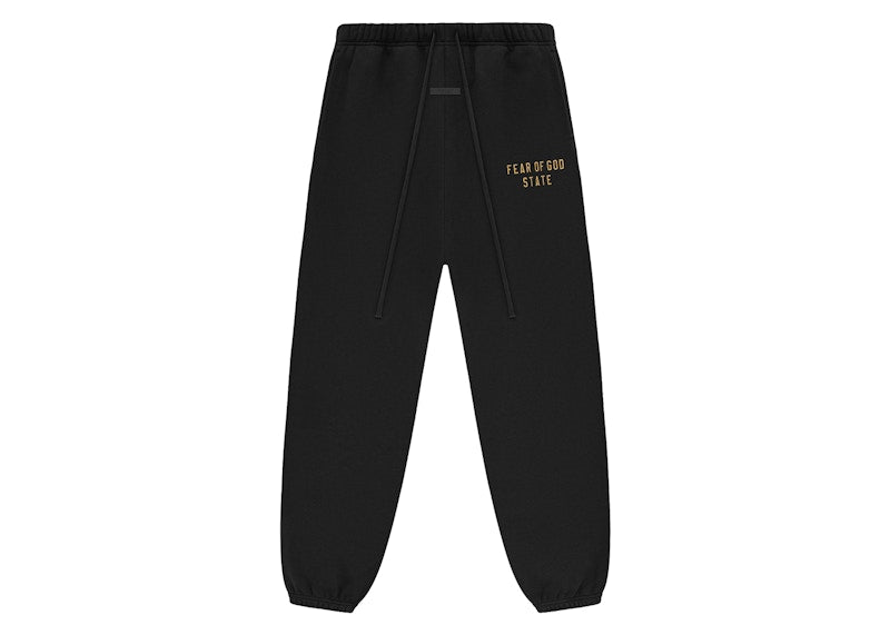 621982 Fear of God Essentials Fleece Essential Sweatpant Black