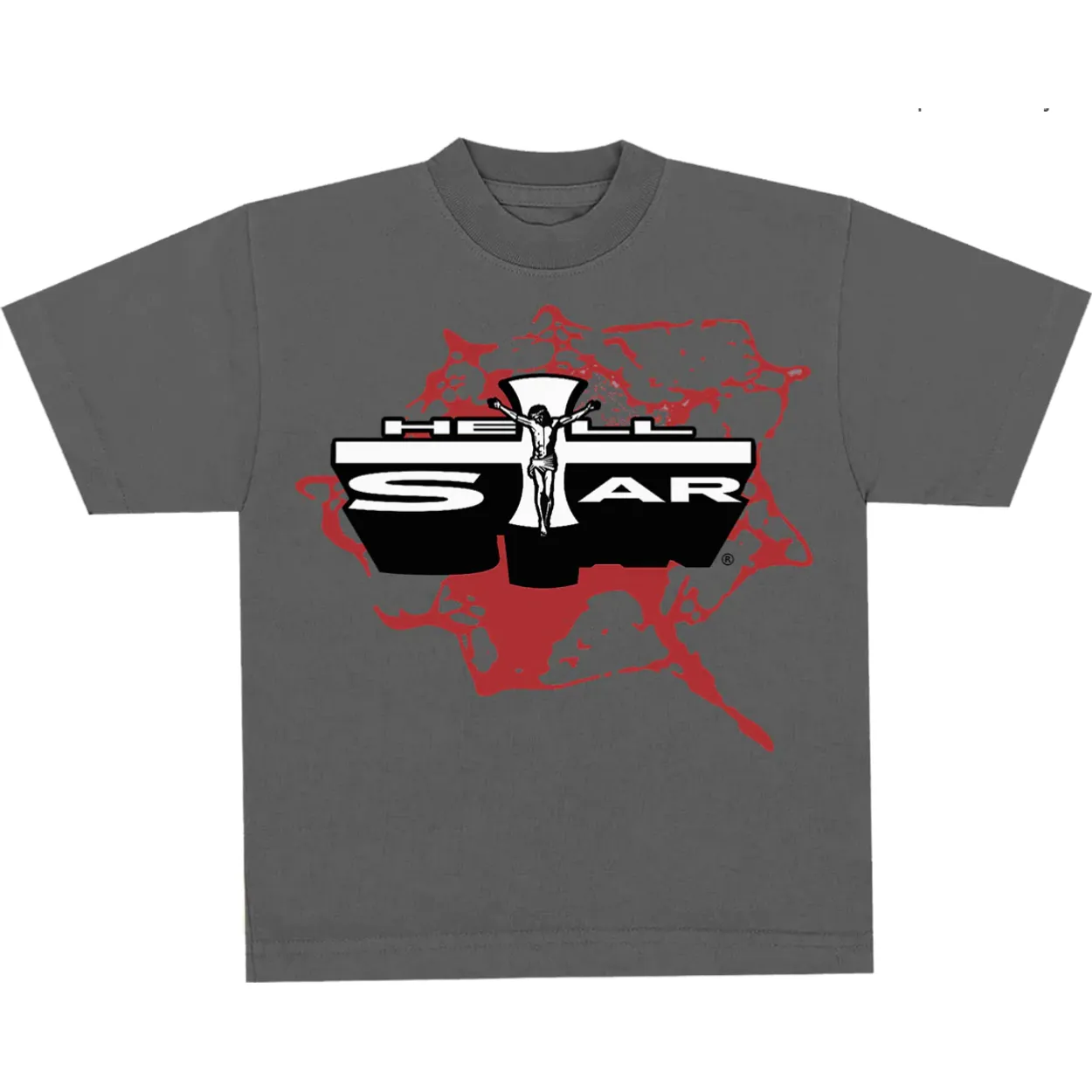 274993 Hellstar Path to Paradise Tee Jesus Emblem Vintage Black