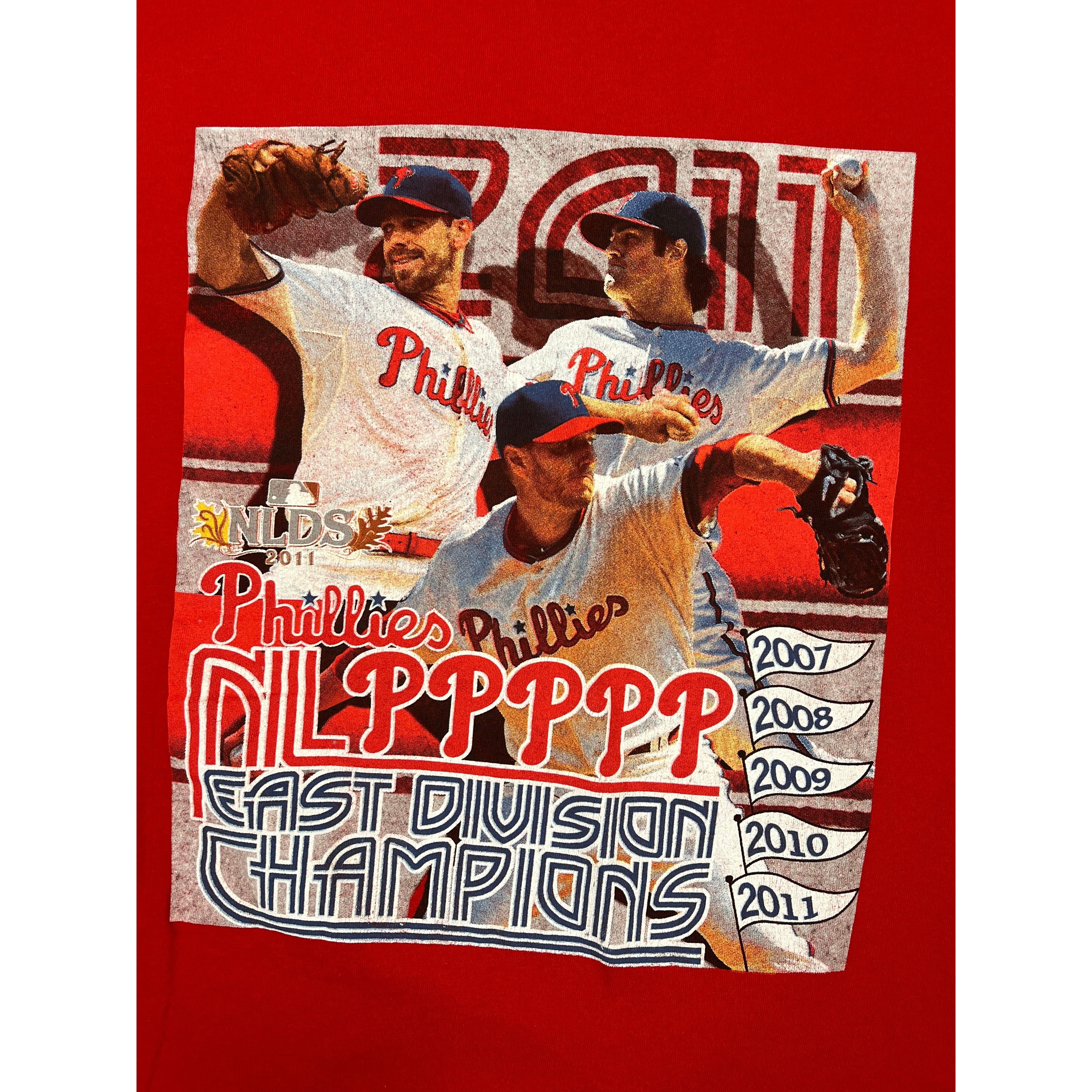 264718 (2011) Philadelphia Phillies NL East Champs Parking Lot T-Shirt