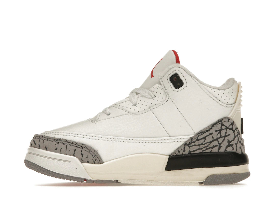 282287 Air Jordan 3 Retro TD 'White Cement Reimagined'