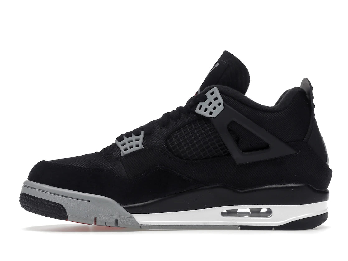 659134 Jordan 4 Retro SE Black Canvas