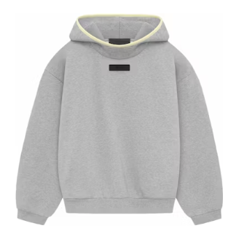 Fear of God Essentials Hoodie Light Heather 'Grey/Garden Yellow'