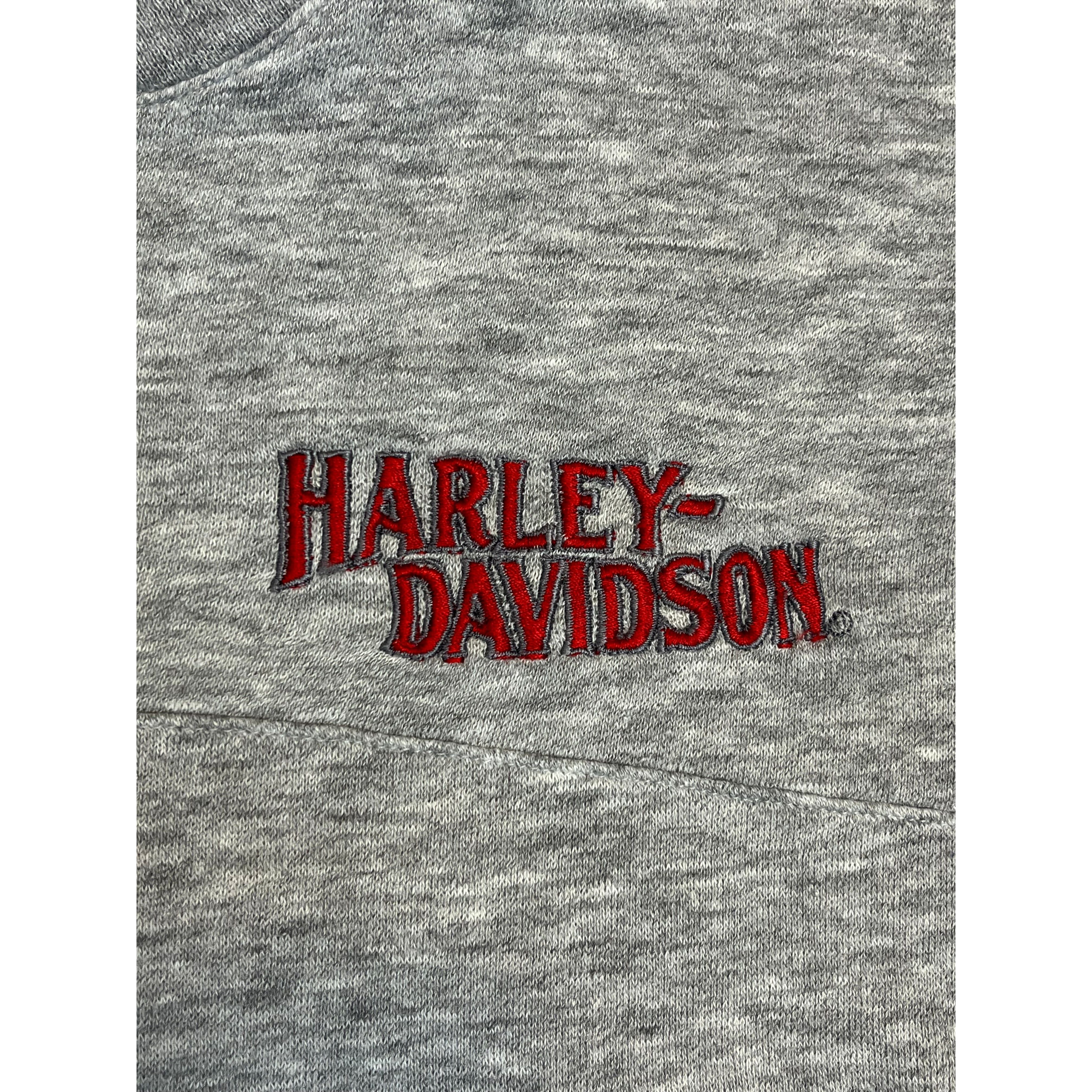 256511 (80s) Harley Davidson Button Crewneck