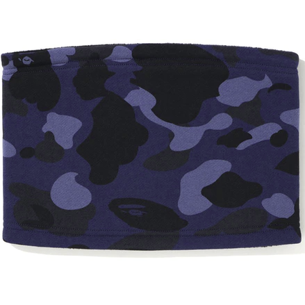 BAPE A Bathing Ape Color Camo Neck Warmer Navy