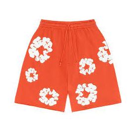 Denim Tears The Cotton Wreath Shorts 'Orange'