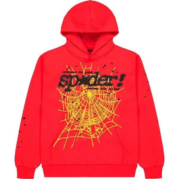 Sp5der P*NK V2 Hoodie 'Red'