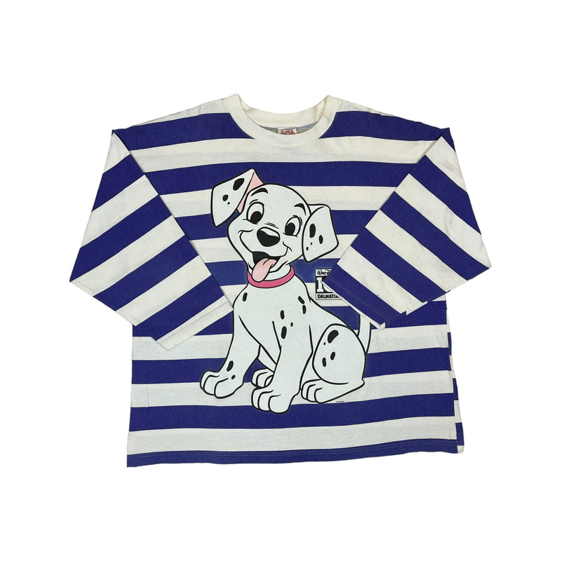 (90s) Disney's 101 Dalmatians Movie Striped Long Sleeve