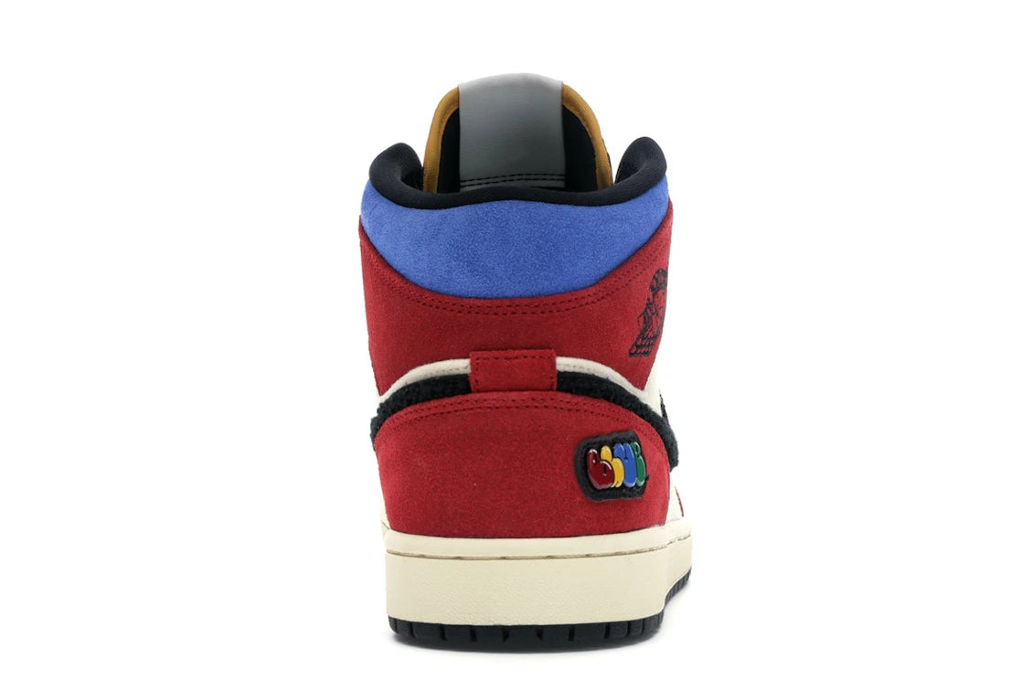 625407 Blue The Great x Air Jordan 1 Mid 'Fearless'