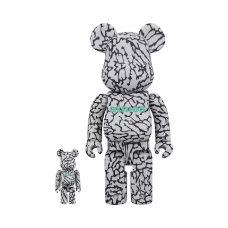256294 Bearbrick Atmos 100% & 400% Set 'Elephant'