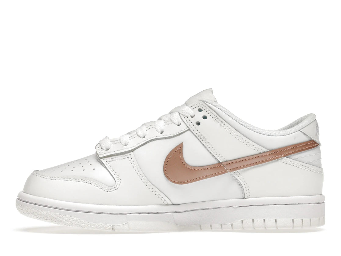 282906 Nike Dunk Low GS 'White Metallic Red Bronze'