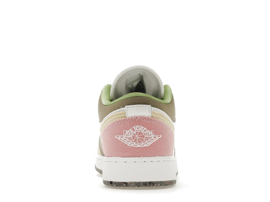 SP16634 Jordan 1 Low Pastel Grind Vivid Green (GS)