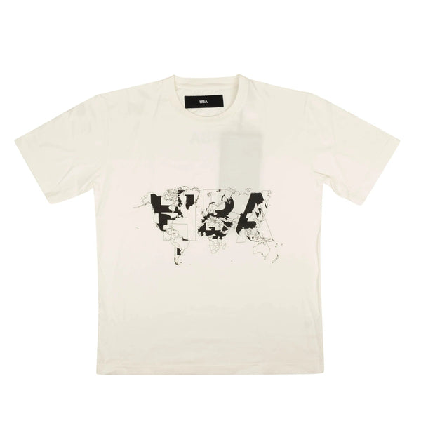 HOOD BY AIR White Panisfero Short Sleeve T-Shirt