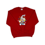 (90s) Hershey's Kiss Christmas Lights Cartoon Crewneck