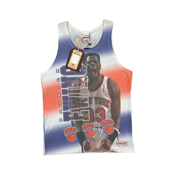 (modern) Patrick Ewing Mitchell & Ness Knicks Big Print Tank Top (s)