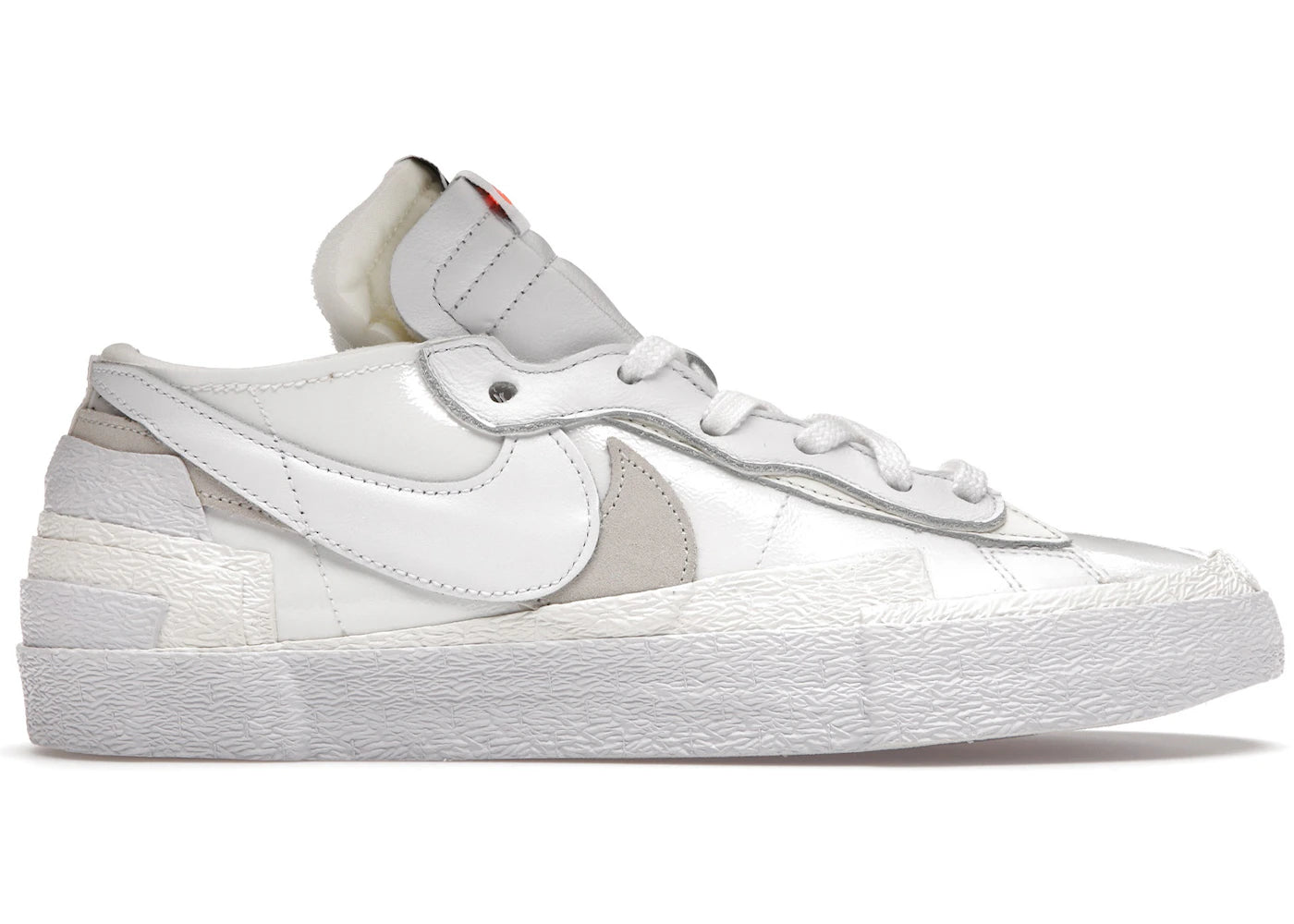 623964 Nike Blazer Low sacai White Patent Leather