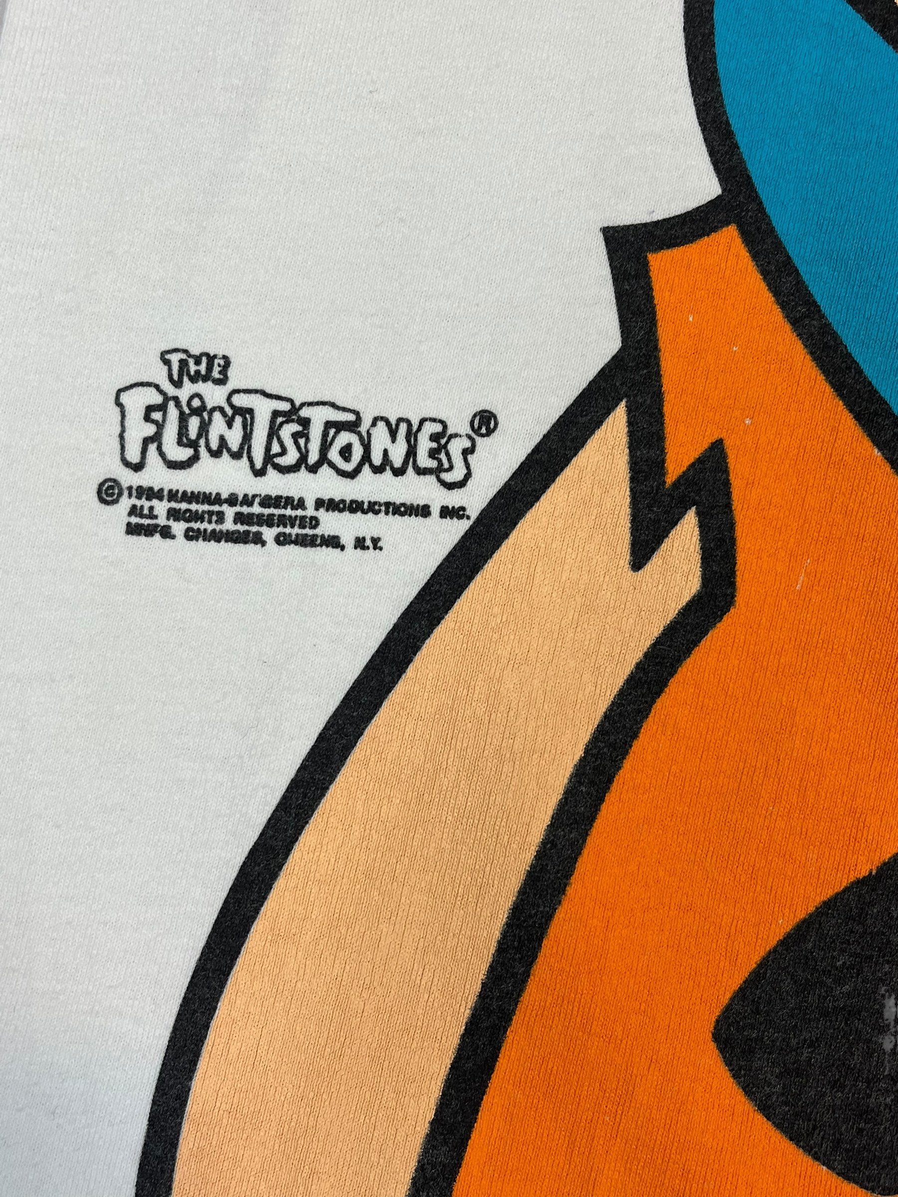 374764 (1994) Fred Flintstone Double Sided Big Print T-Shirt