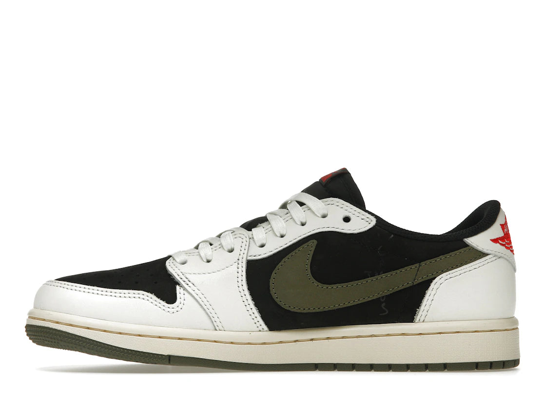 344649 Jordan 1 Retro Low OG SP Travis Scott Olive (Women's)