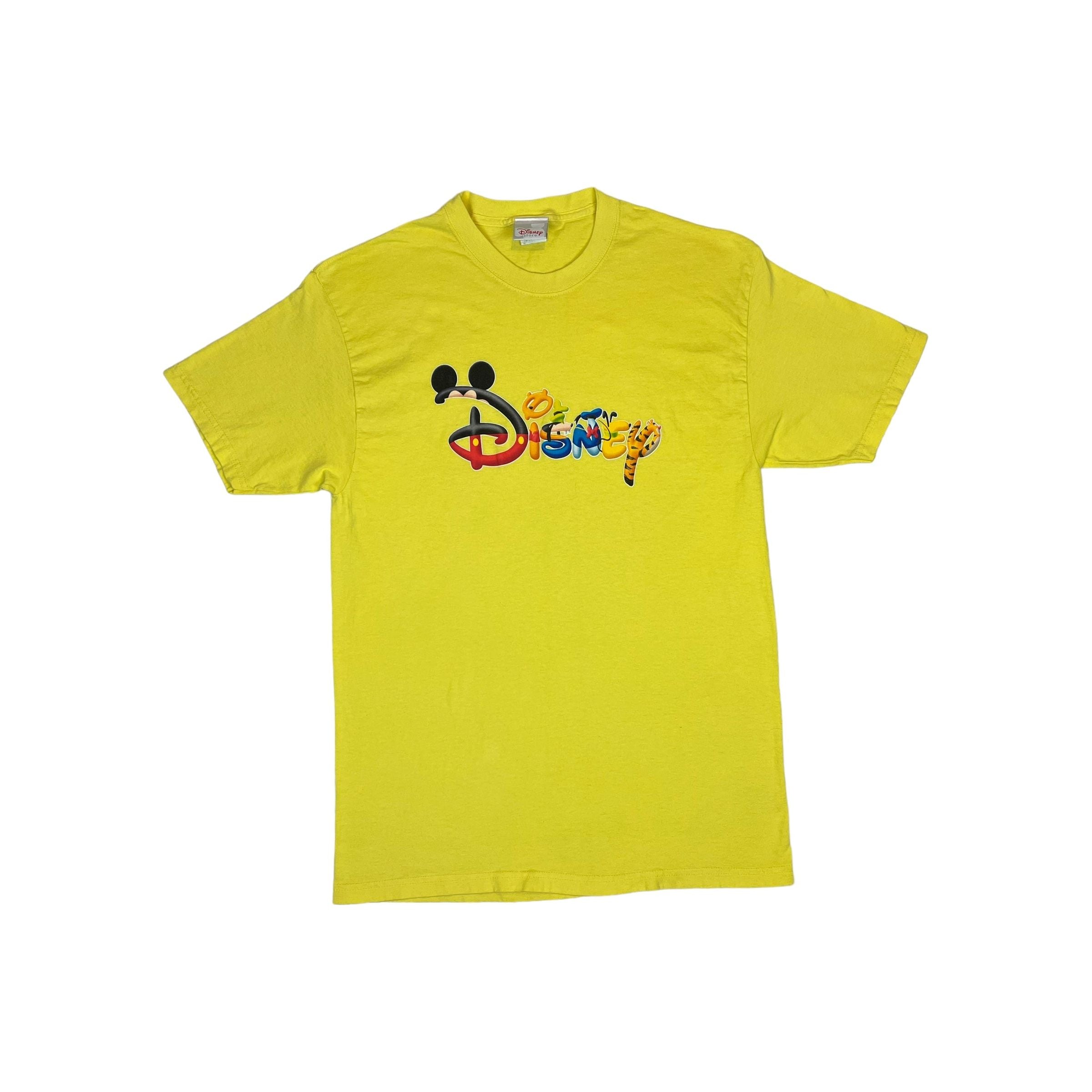 268205 (00s) Disney Character Puffy Spellout Logo T-Shirt